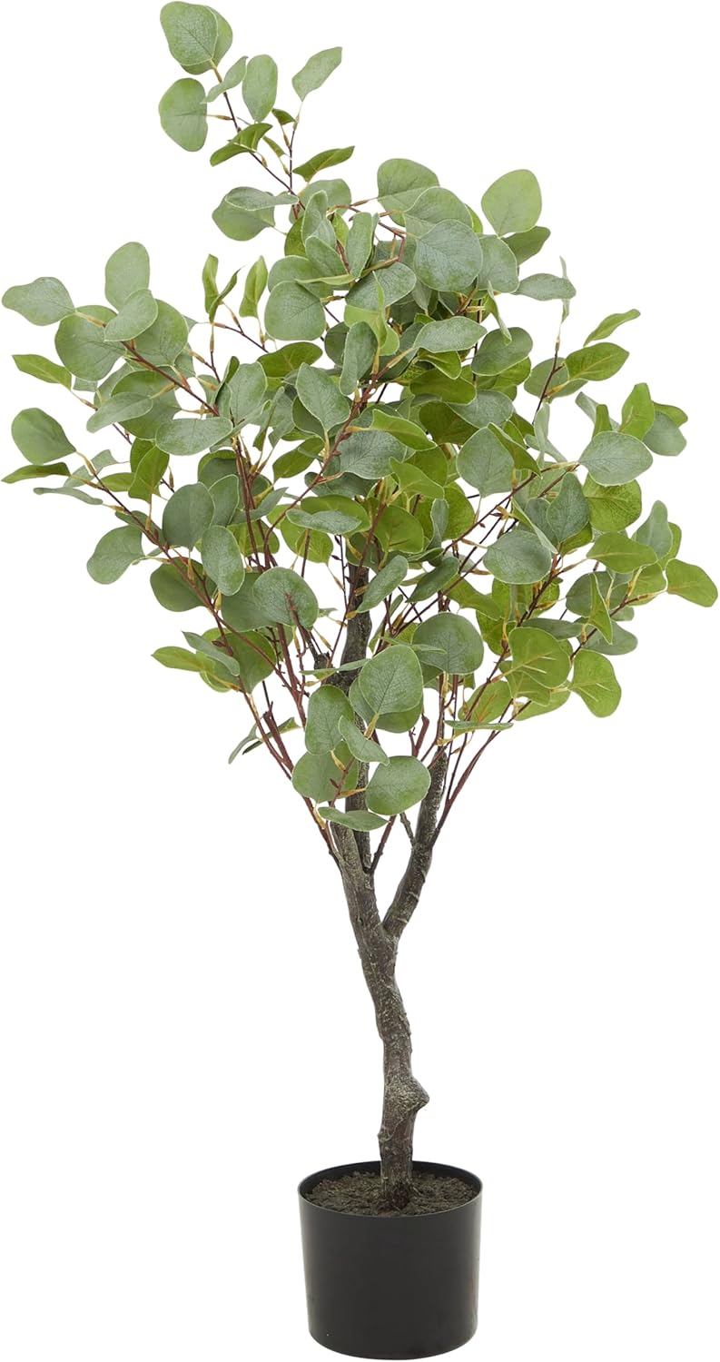 Deco 79 Faux Foliage Eucalyptus Artificial Tree 27x27x41 Green