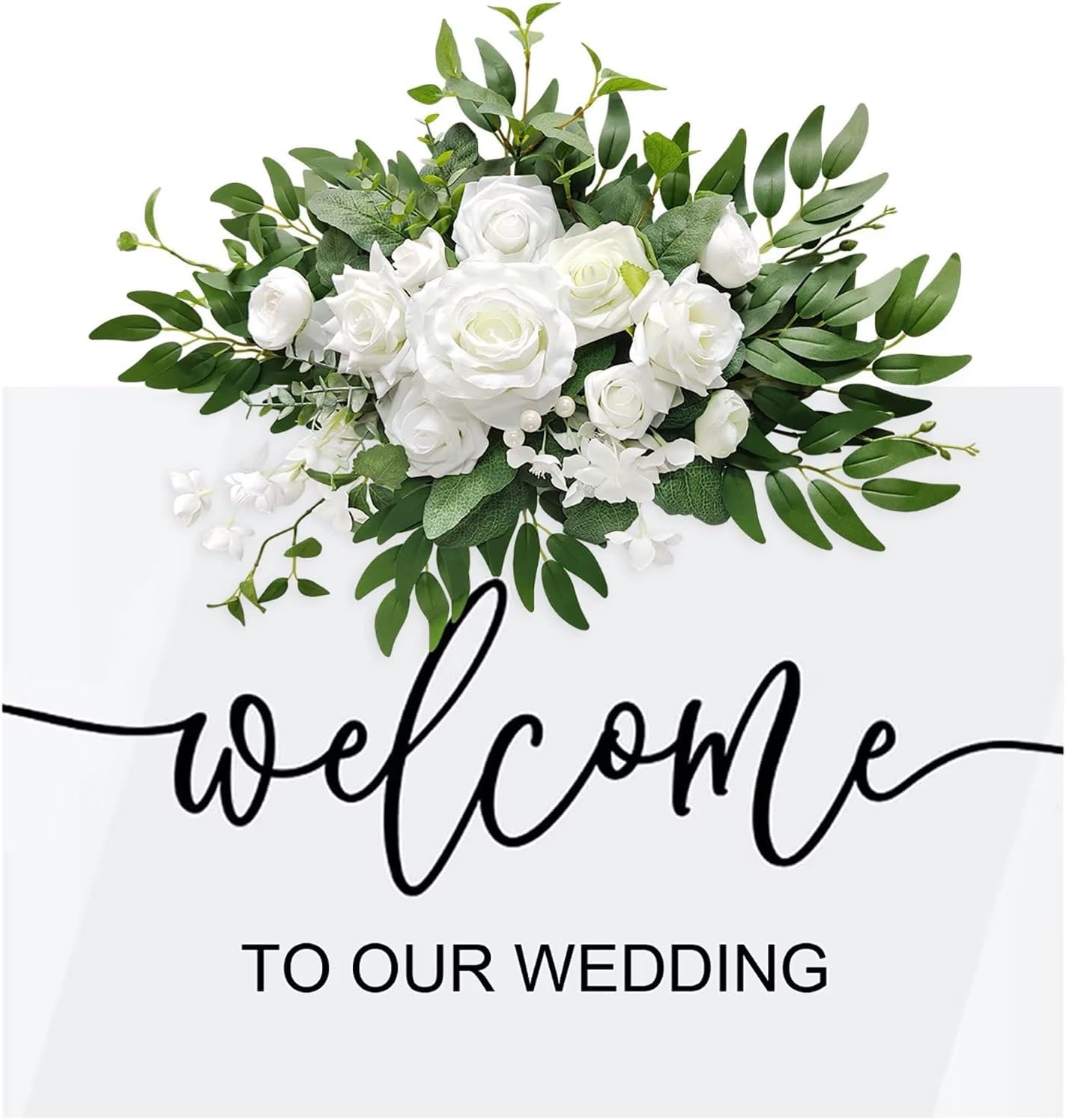 Elegant Artificial Flower Swag for Wedding Ceremony