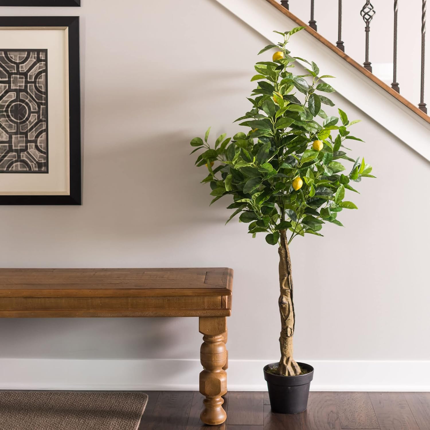Vickerman 51 Inch Artificial Lemon Tree