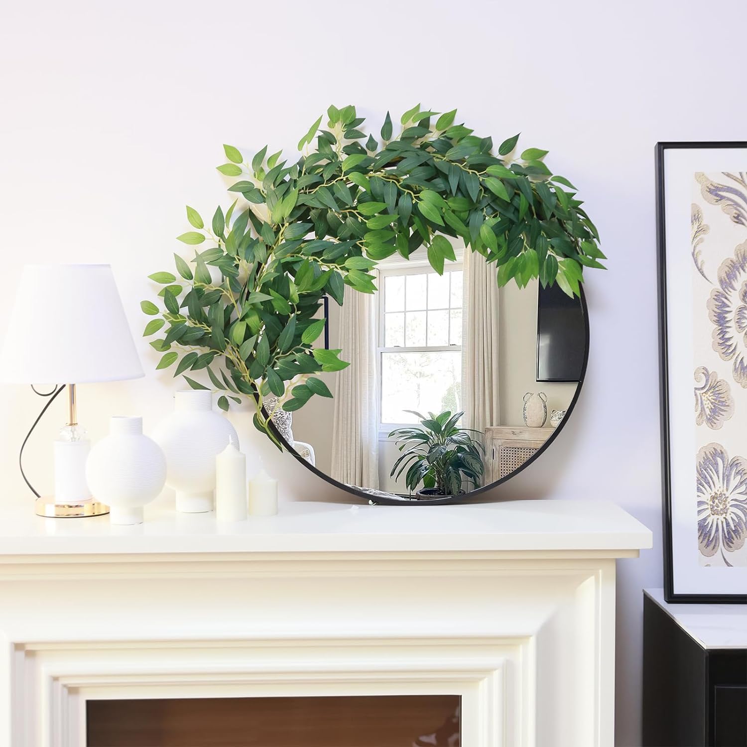 Mizii 10 Feet Artificial Vine Garland Faux Italian Ruscus Decor