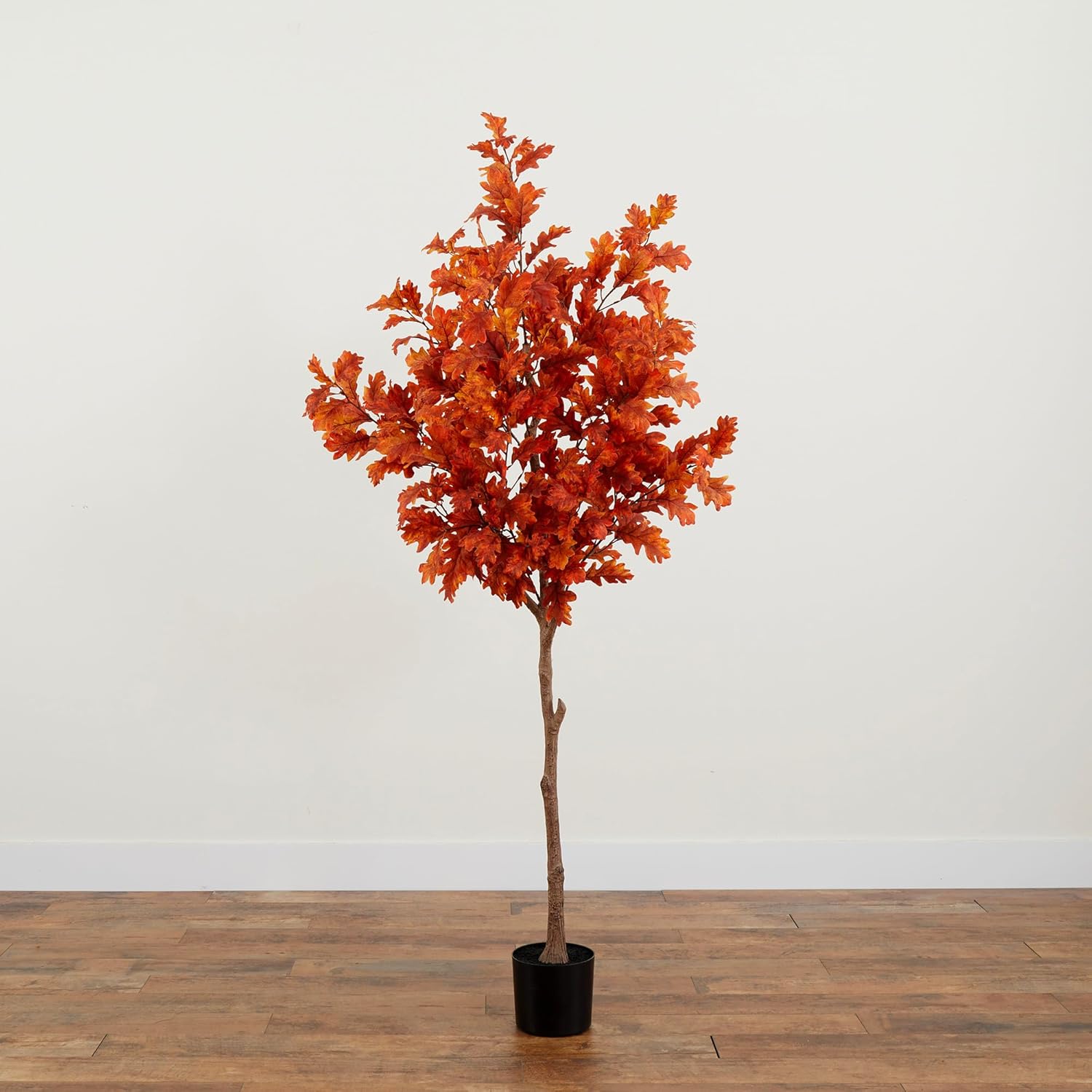 Nearly Natural 6ft Autumn Oak Artificial Fall Tree
