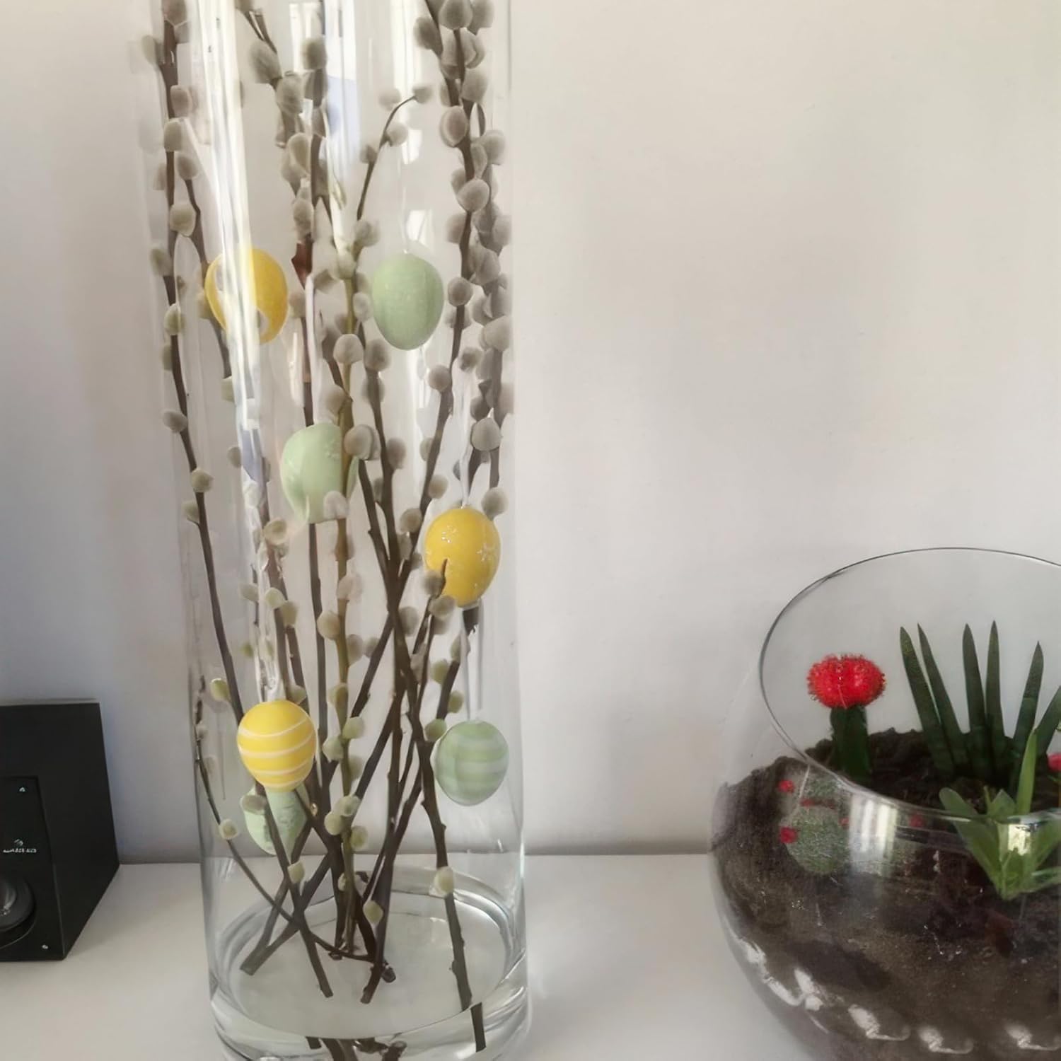 10 Pcs Real Pussy Willow Branches for Vases Decor