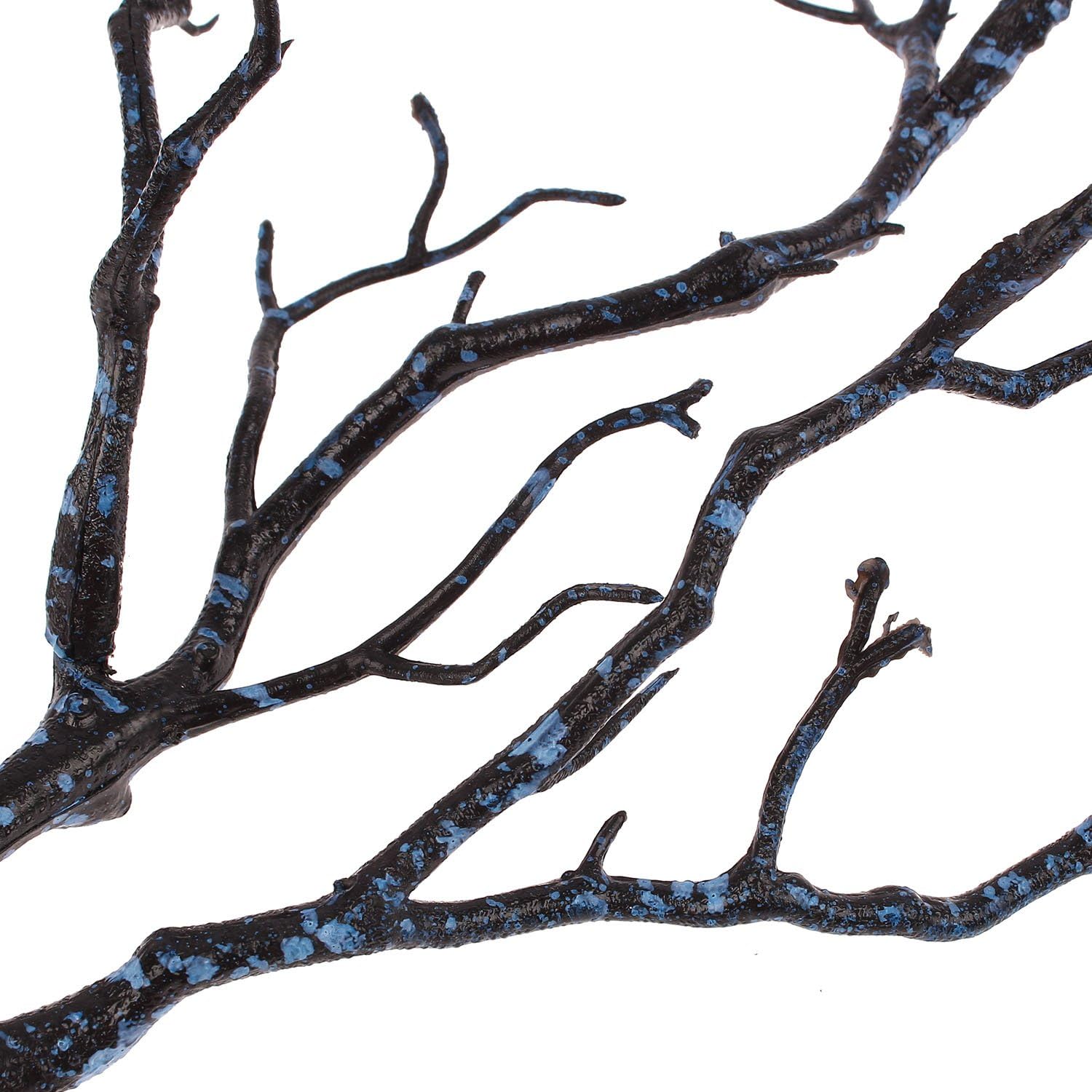 Artificial Flower Witch Antler Branch Blue 6 Inch