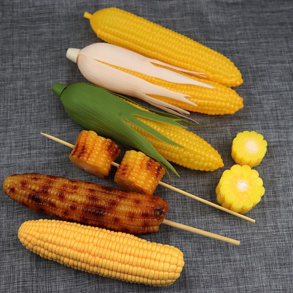 Happyyami 6Pcs Simulation Corn Artificial Vegetable Decor