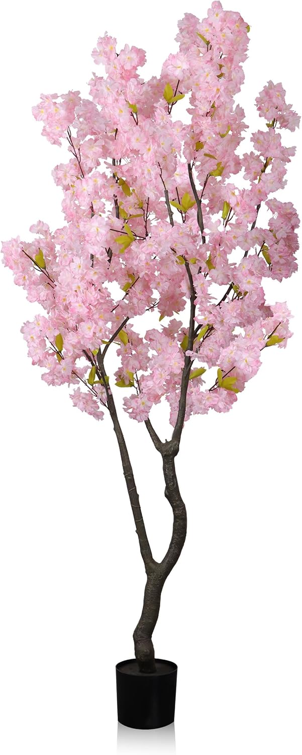 Realistic Pink Cherry Blossom Artificial Tree 65ft
