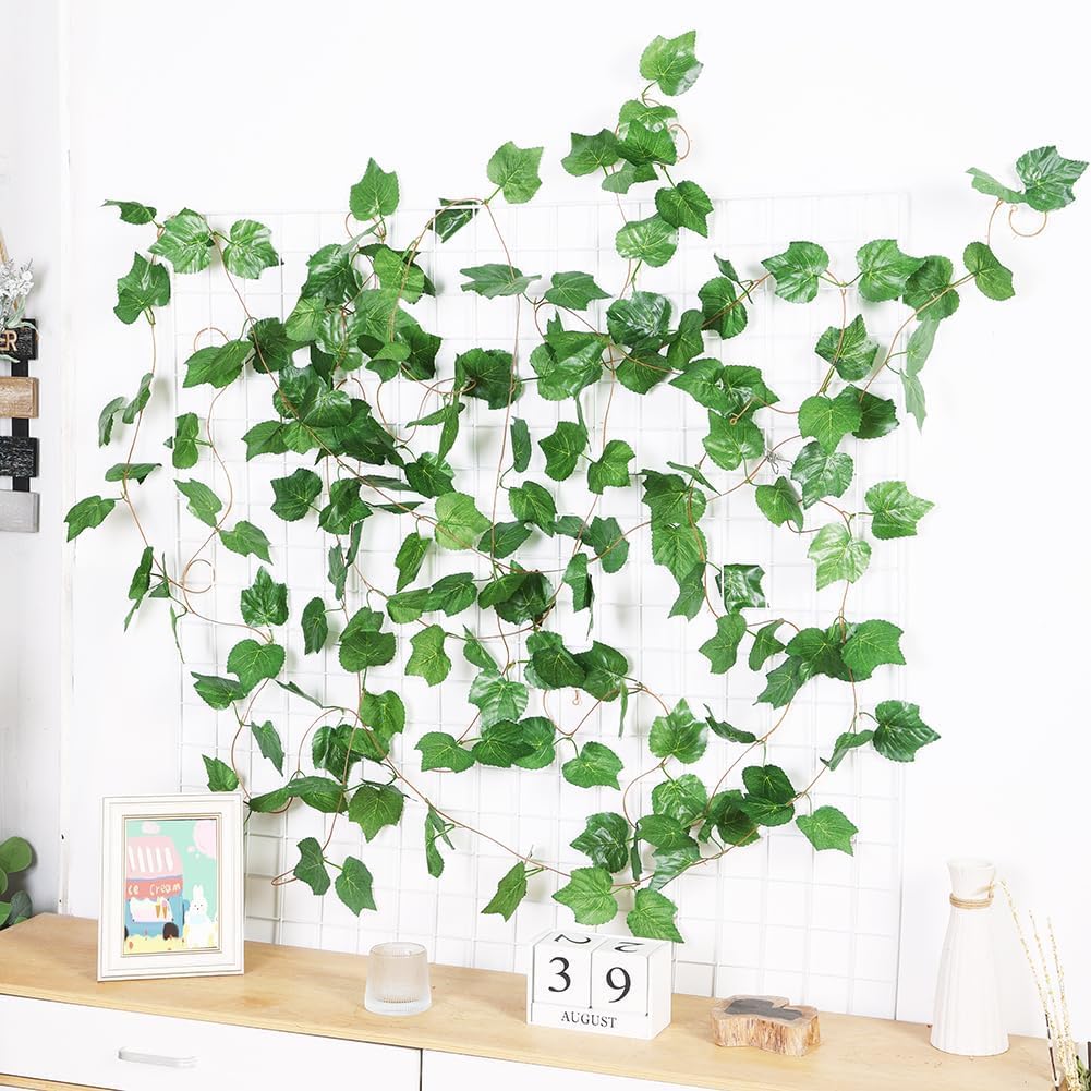 91 Foot 12 Strands Artificial Grape Vine Garland for Home Wedding Party