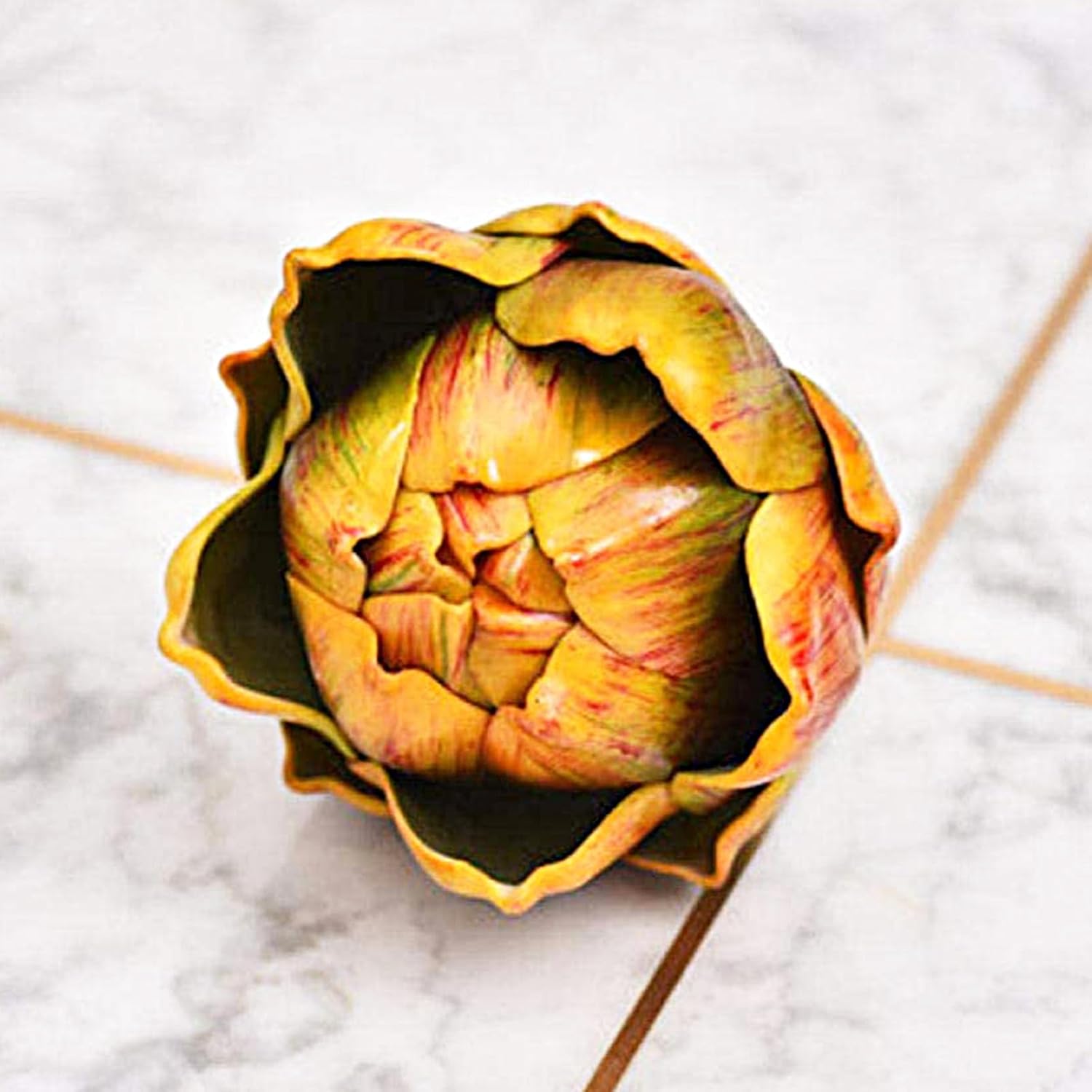 DKALIO Fake Artificial Artichoke Yellow Large 6PCS