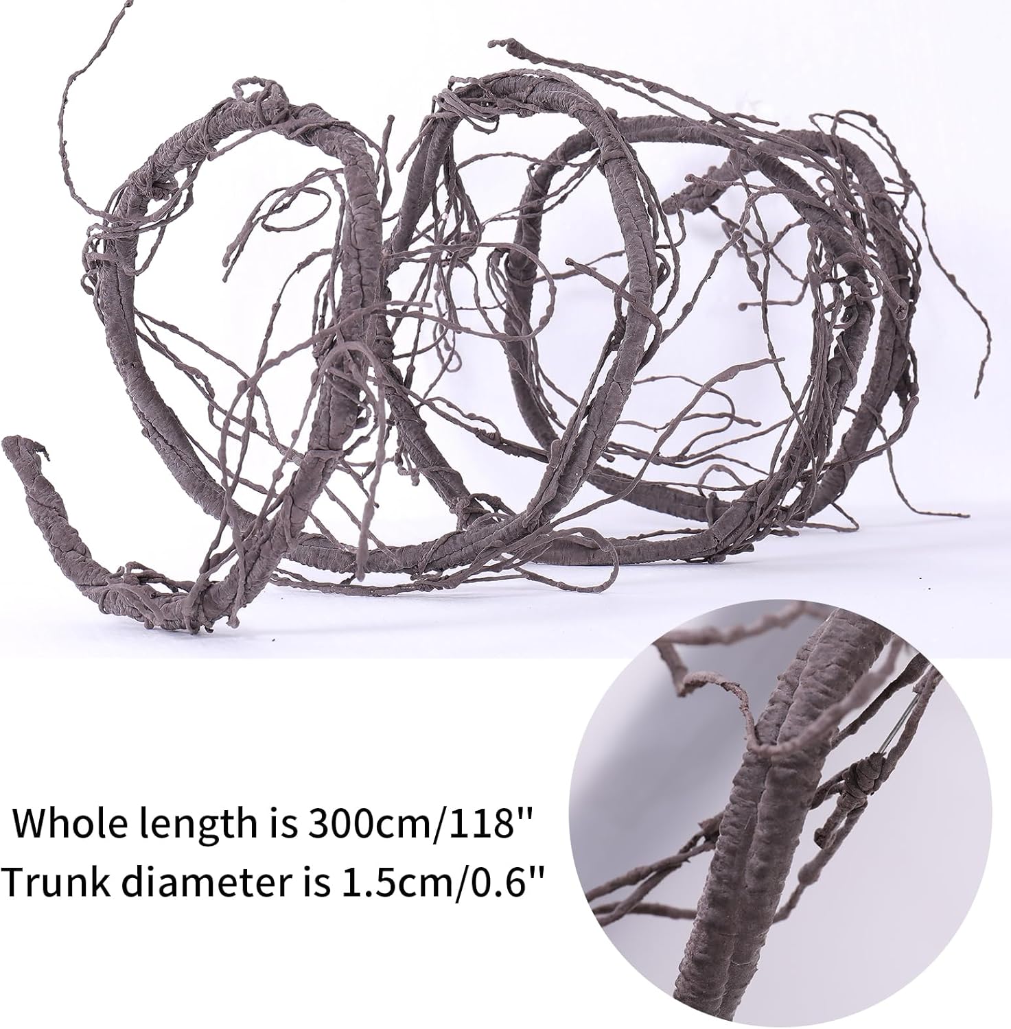 118 Inch Flexible Artificial Tree Vine Wreath