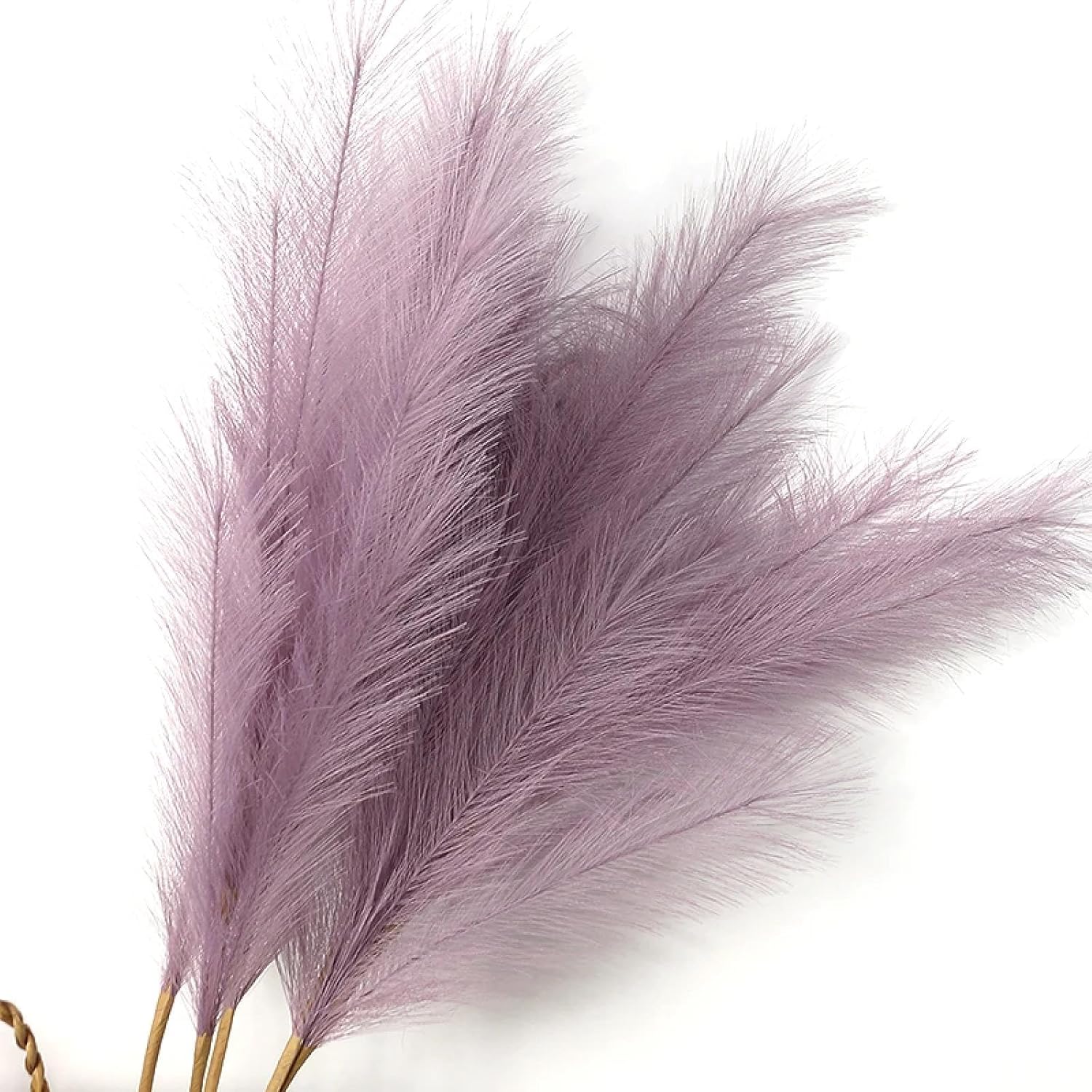 Artificial Pampas Grass Bouquet 2Pcs for Home Wedding Decor