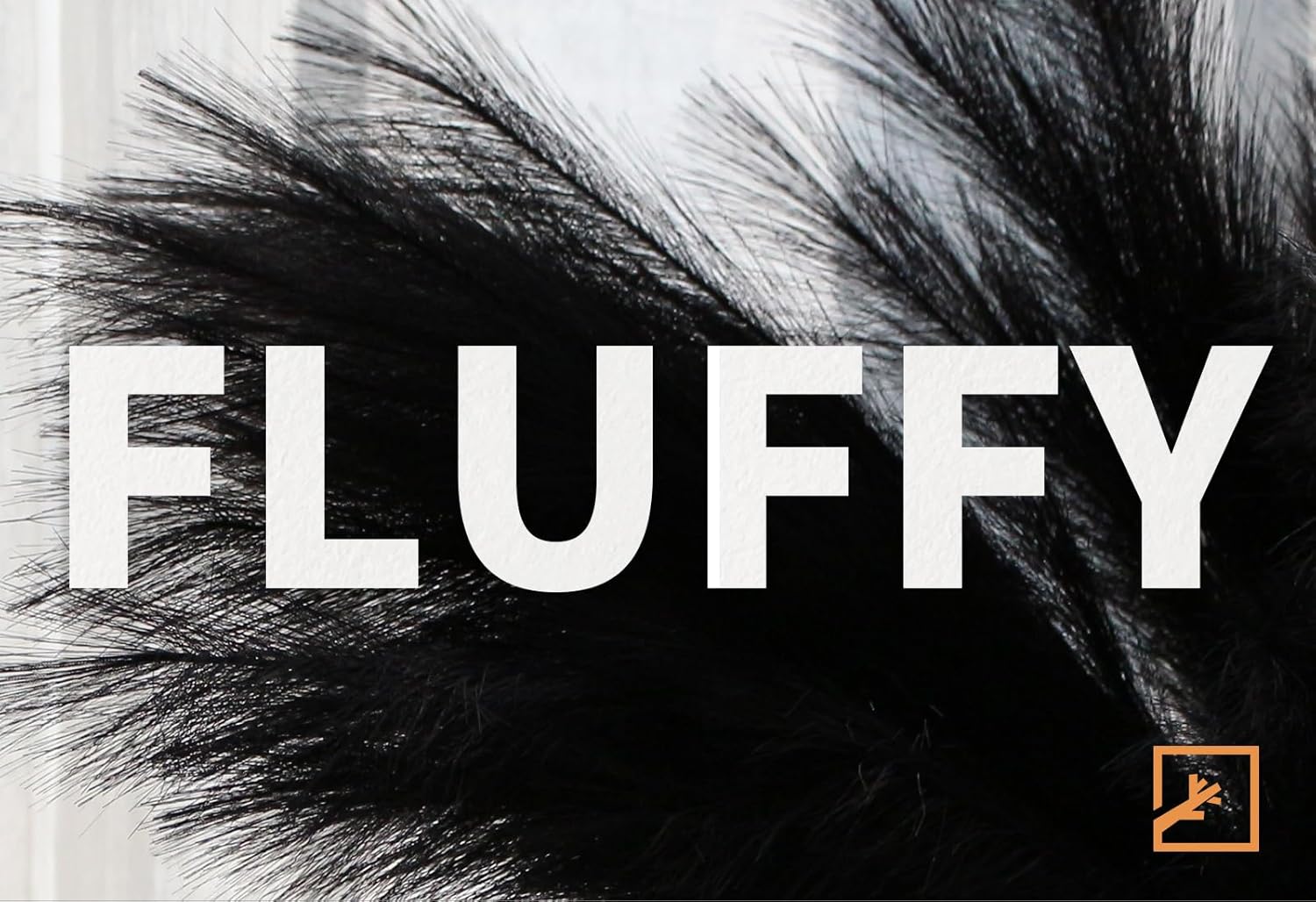 ZIFTY 7-Pcs 38 Black Pampas Grass Artificial Flower Set
