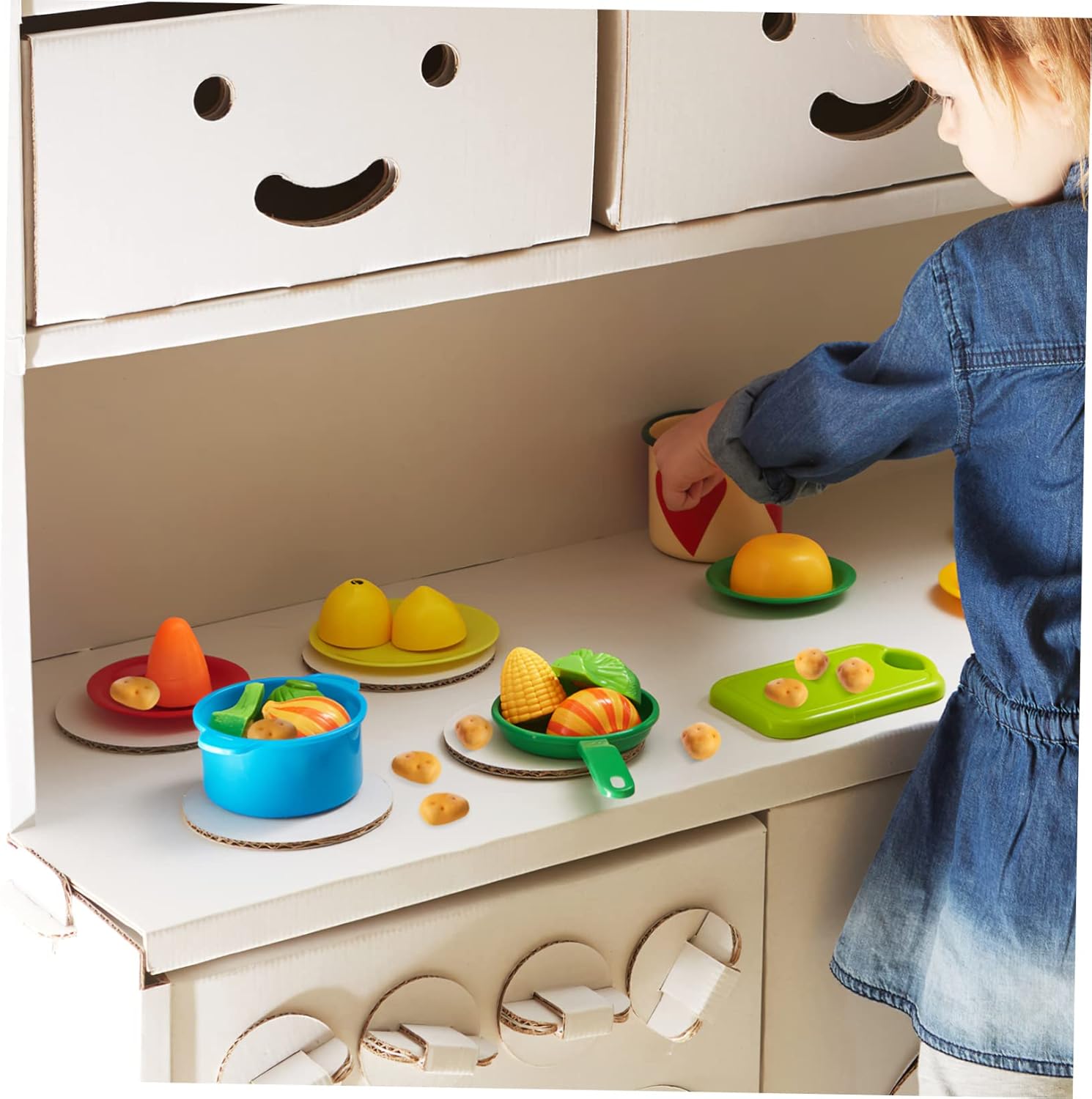 PRETYZOOM 20pc Mini Artificial Potato Decor Set