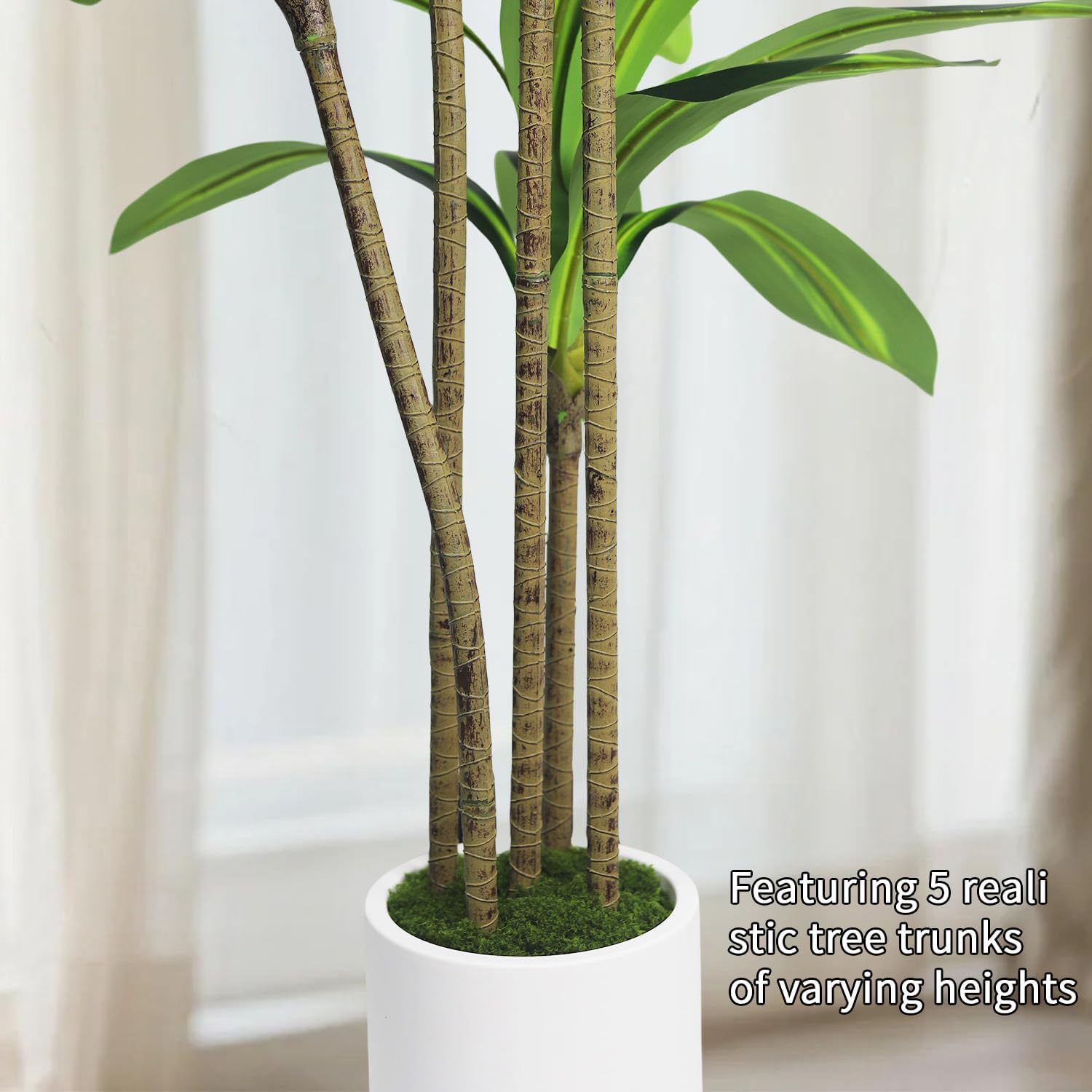 Gaoqisi Artificial Dracaena Tree 5FT Decor