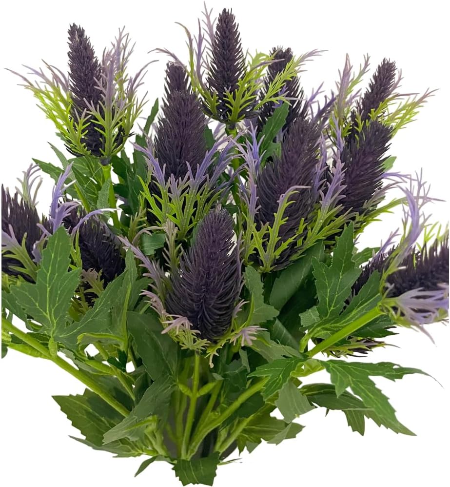 Artificial Thistle Eryngo Flowers for Wedding Decor
