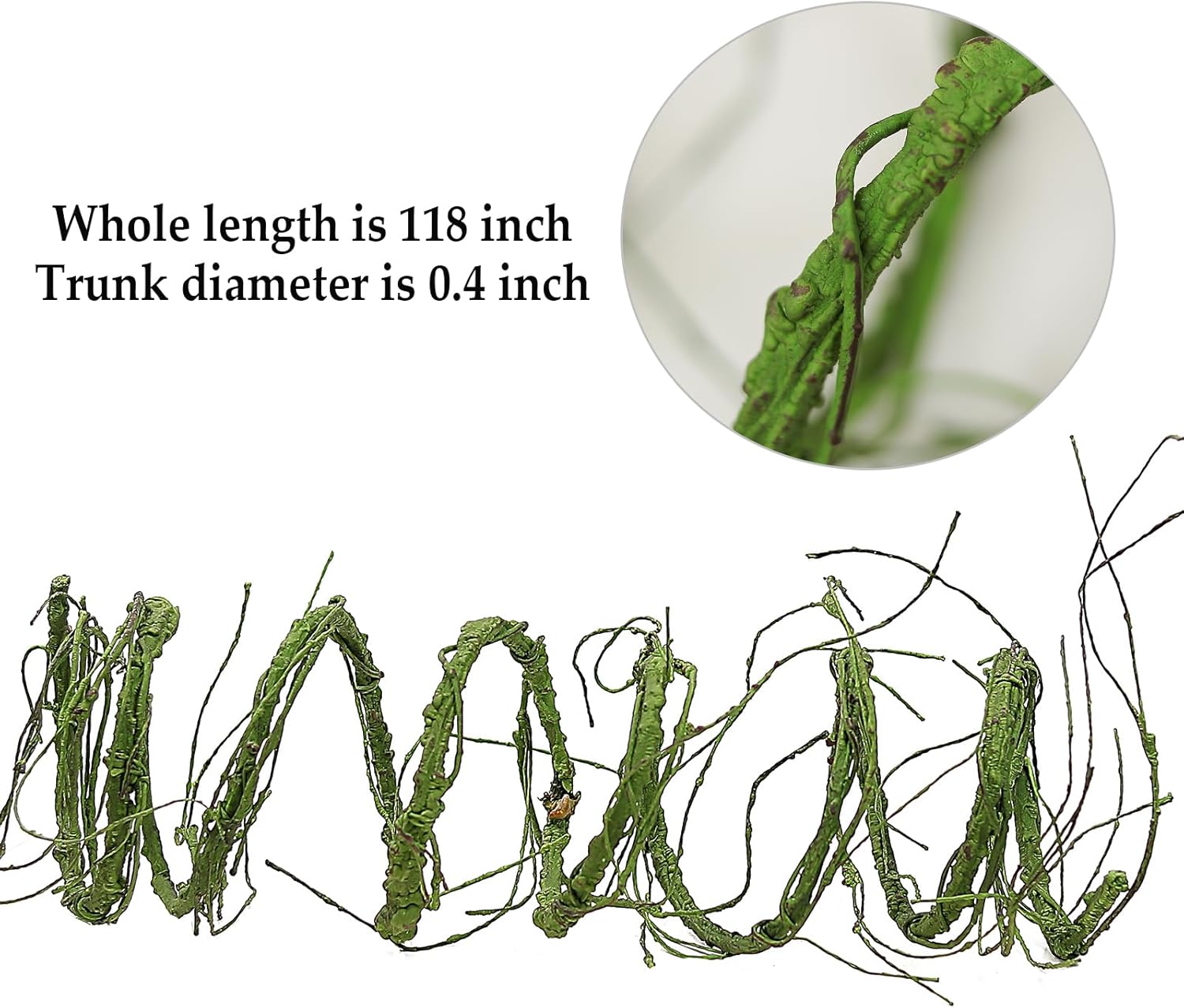 118 Inch Artificial Tree Branches for Wall Hanging Decorations