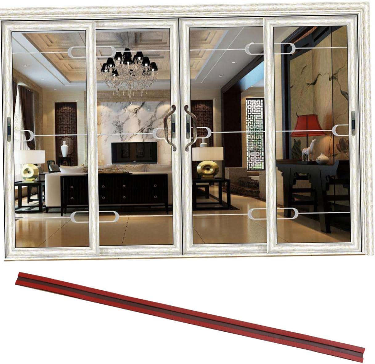 ARTIBETTER Door Sweep Weather Stripping Draft Stopper Seal Gap Blocker