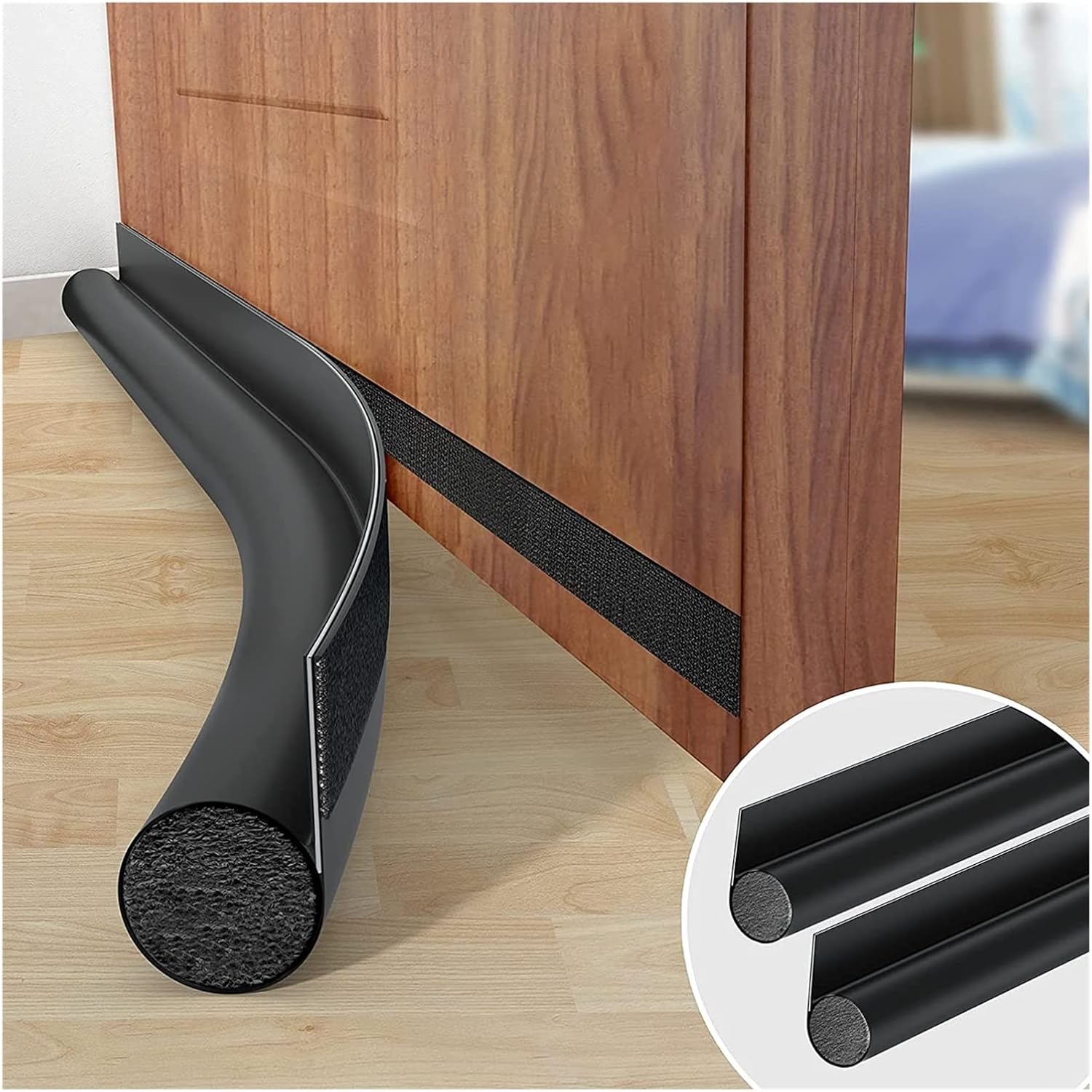 Jinghong Adjustable Door Draft Stopper Weather Stripping Door Sweep Insulator