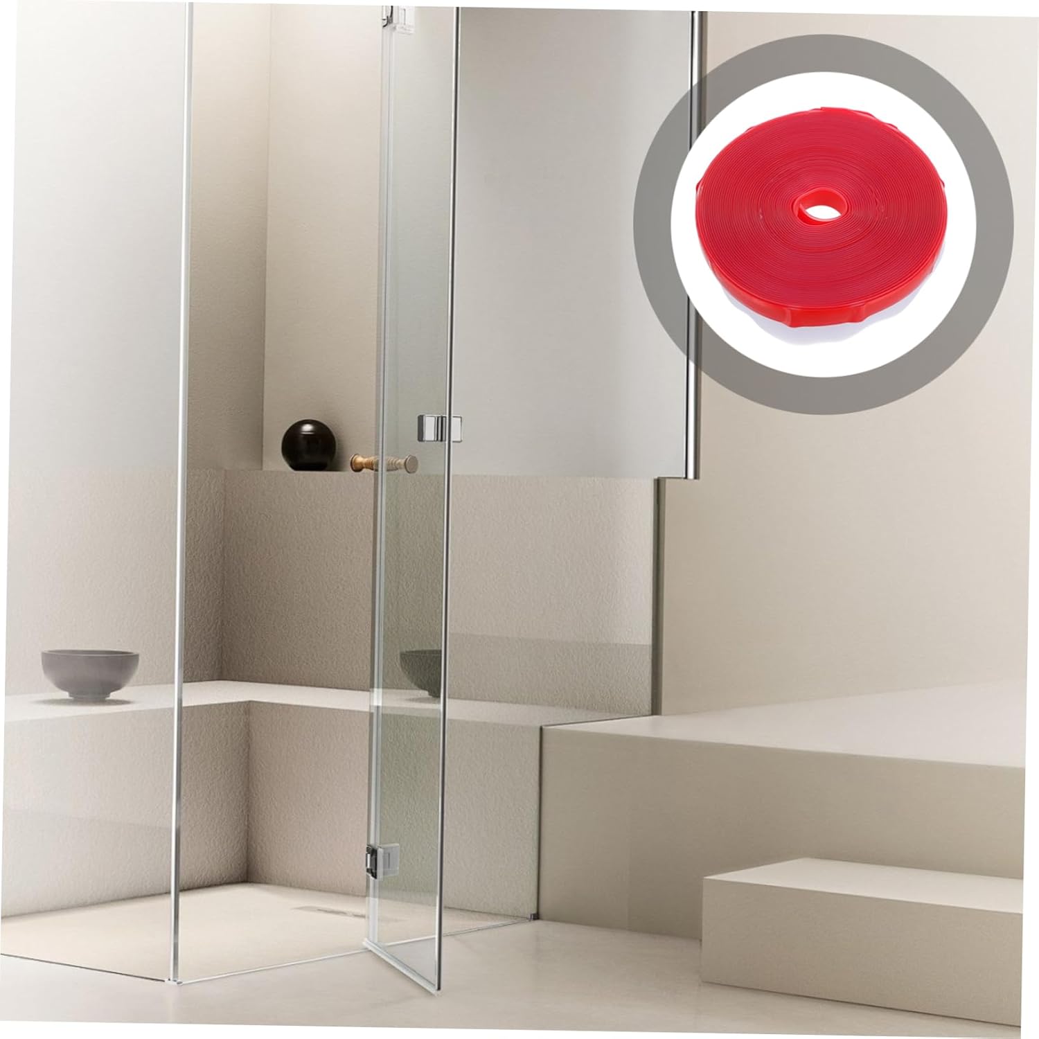 Homoyoyo Self-Adhesive Door Weatherstrip Seal Strip for Draft and Soundproofing