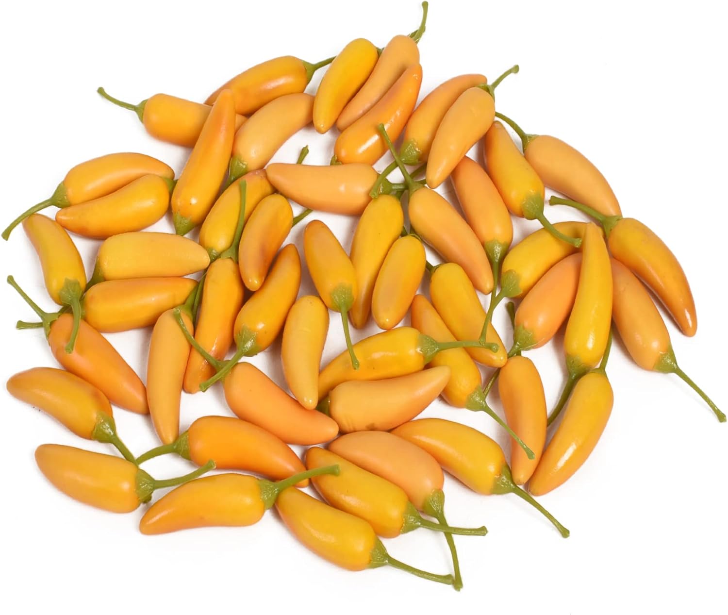 Lifelike Yellow Fake Pepper for Kitchen and Party Decor