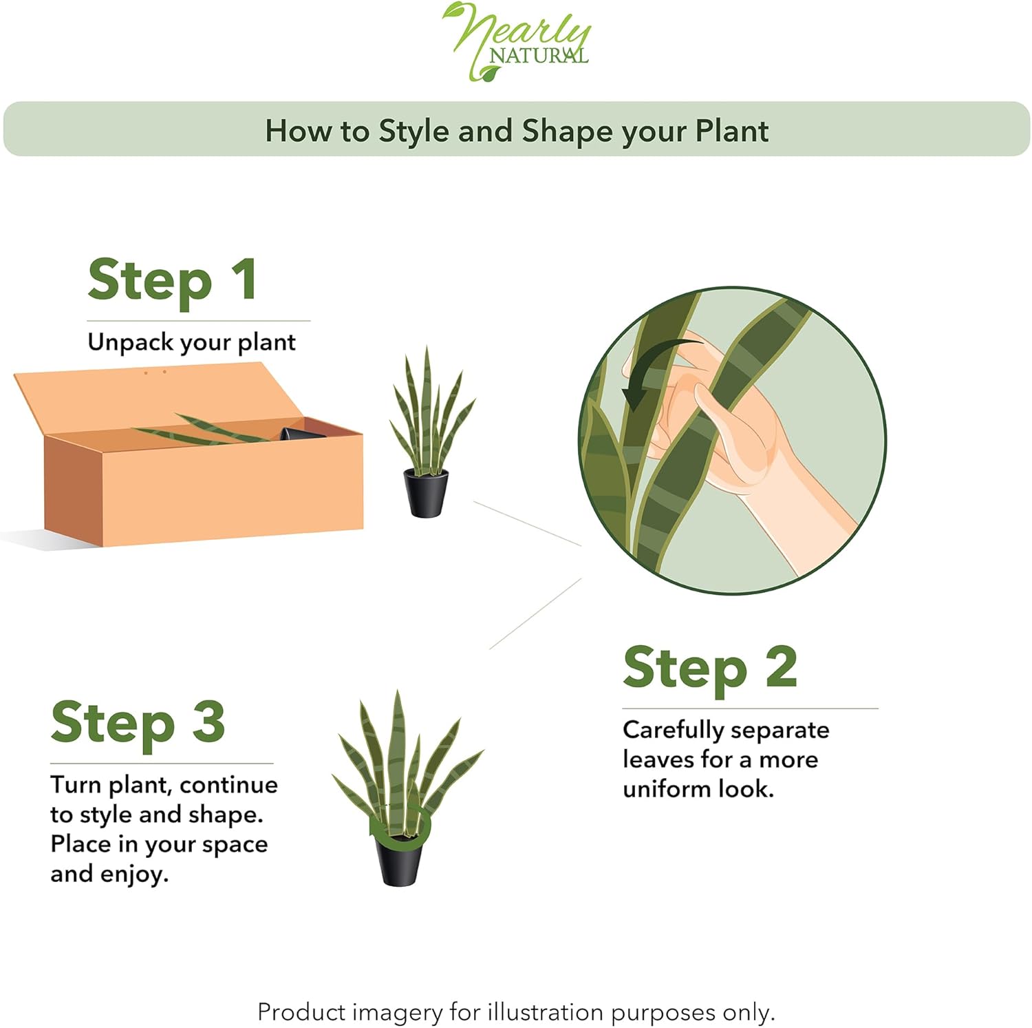 Nearly Natural 4 Spiked Agave Plant Green
