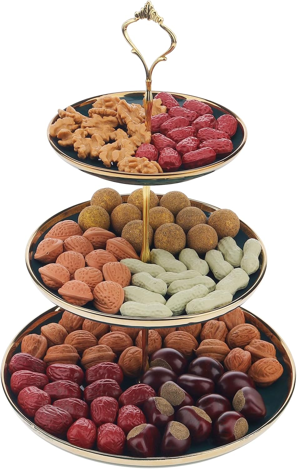 Gresorth 40pcs Lifelike Mini Jujube Artificial Decoration