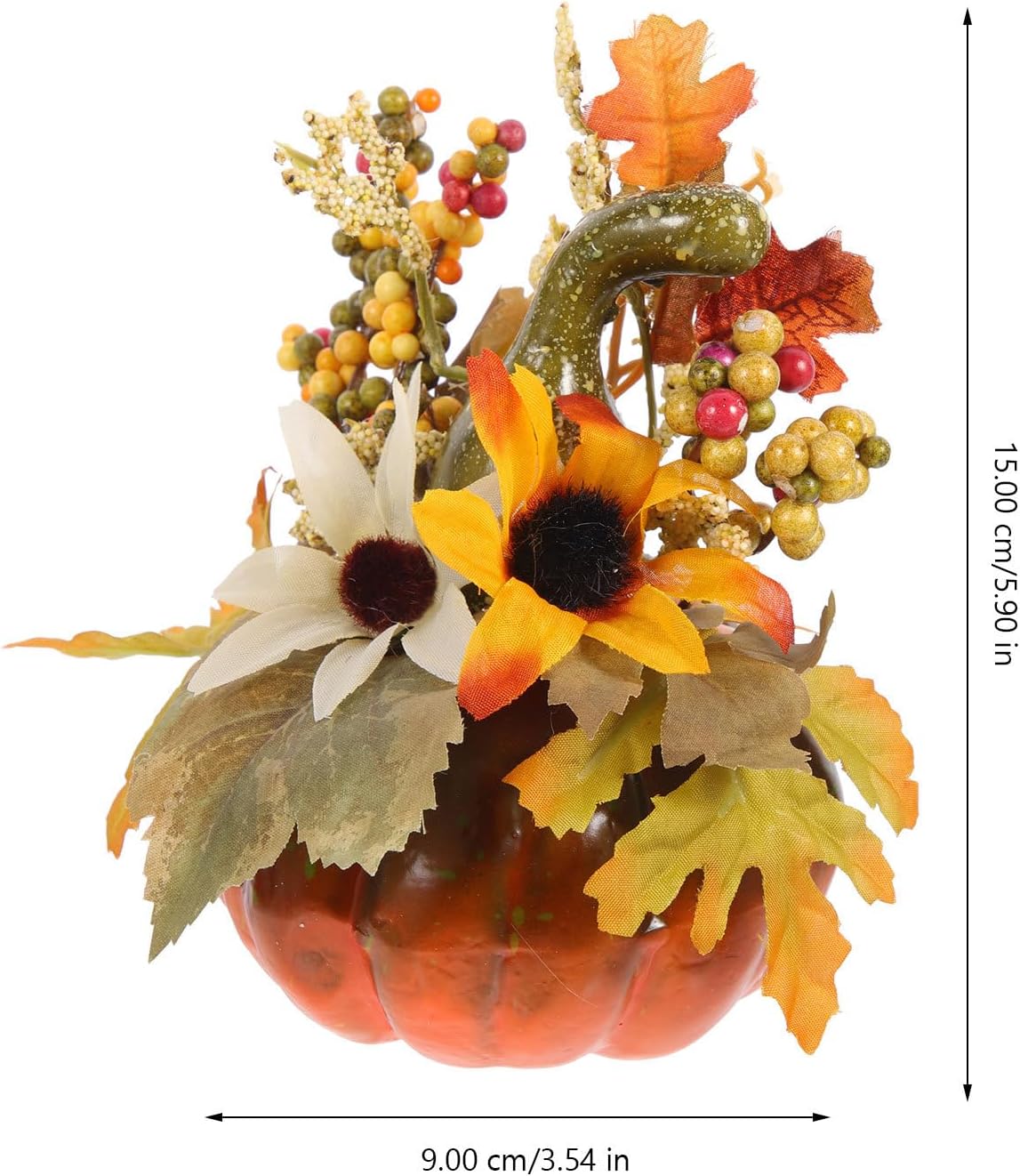 Cabilock Artificial Pumpkin Decor for Fall Halloween