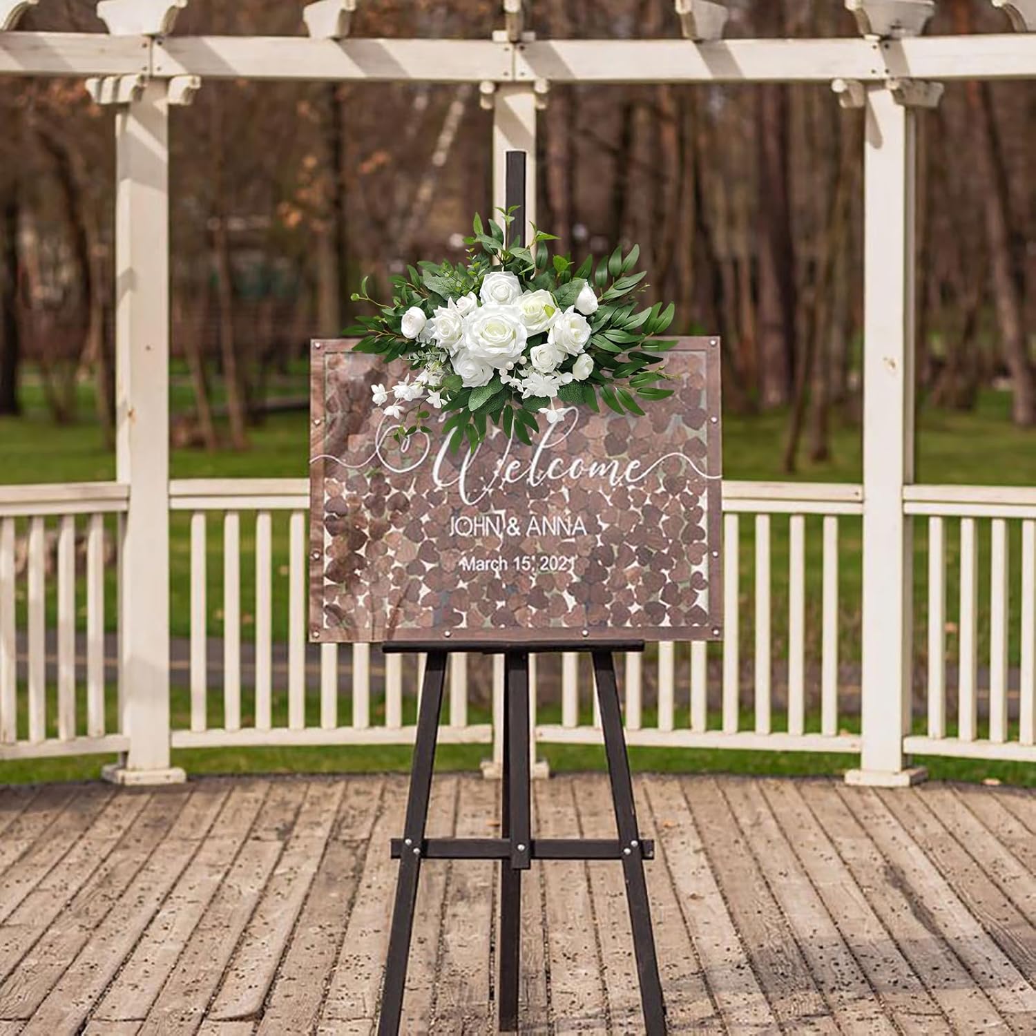 Elegant Artificial Flower Swag for Wedding Ceremony