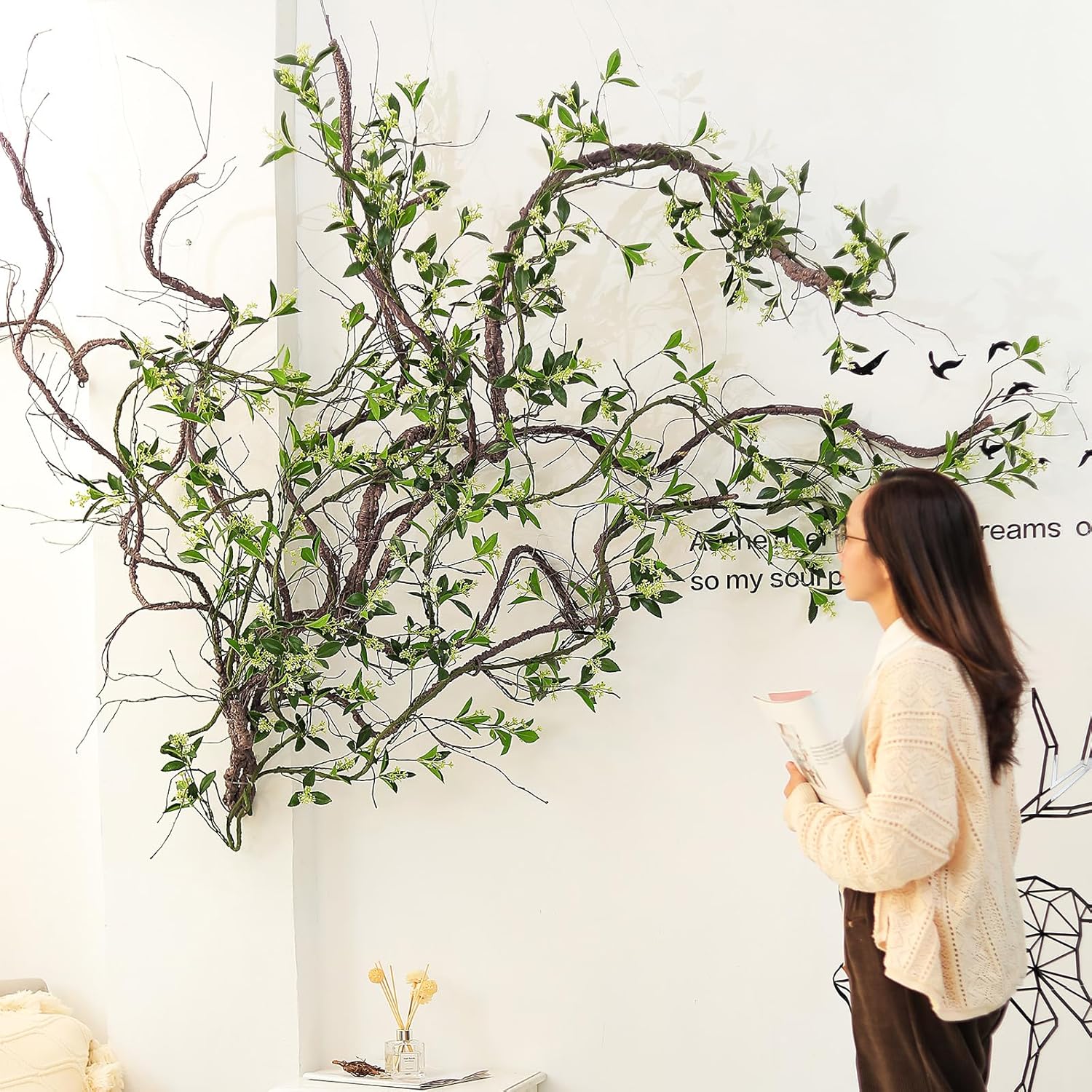 118 Inch Flexible Artificial Tree Vine Wreath