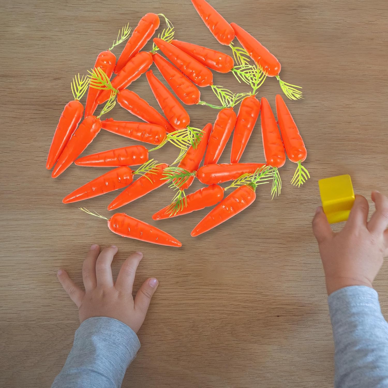 25pcs Easter Carrots Artificial Decorations for Home Party DIY