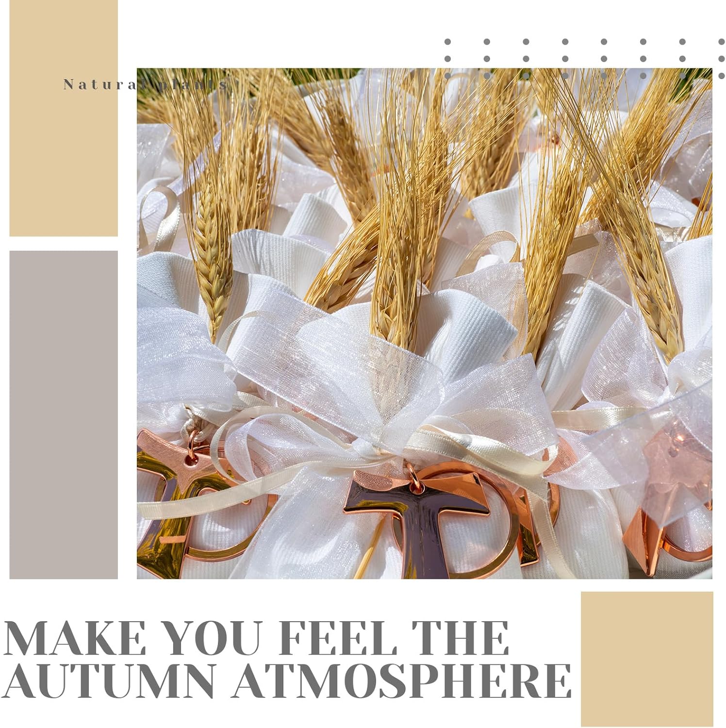 Geosar 600 Dried Wheat Stalks Decor Bundle