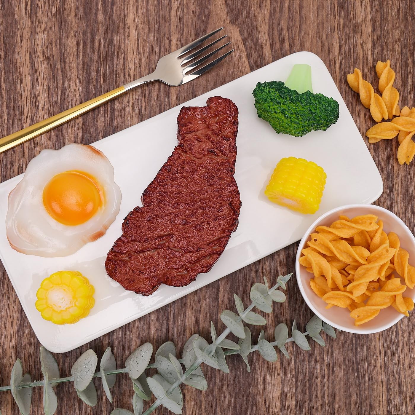 25pcs Artificial Food Decor for Kitchen Wedding Display