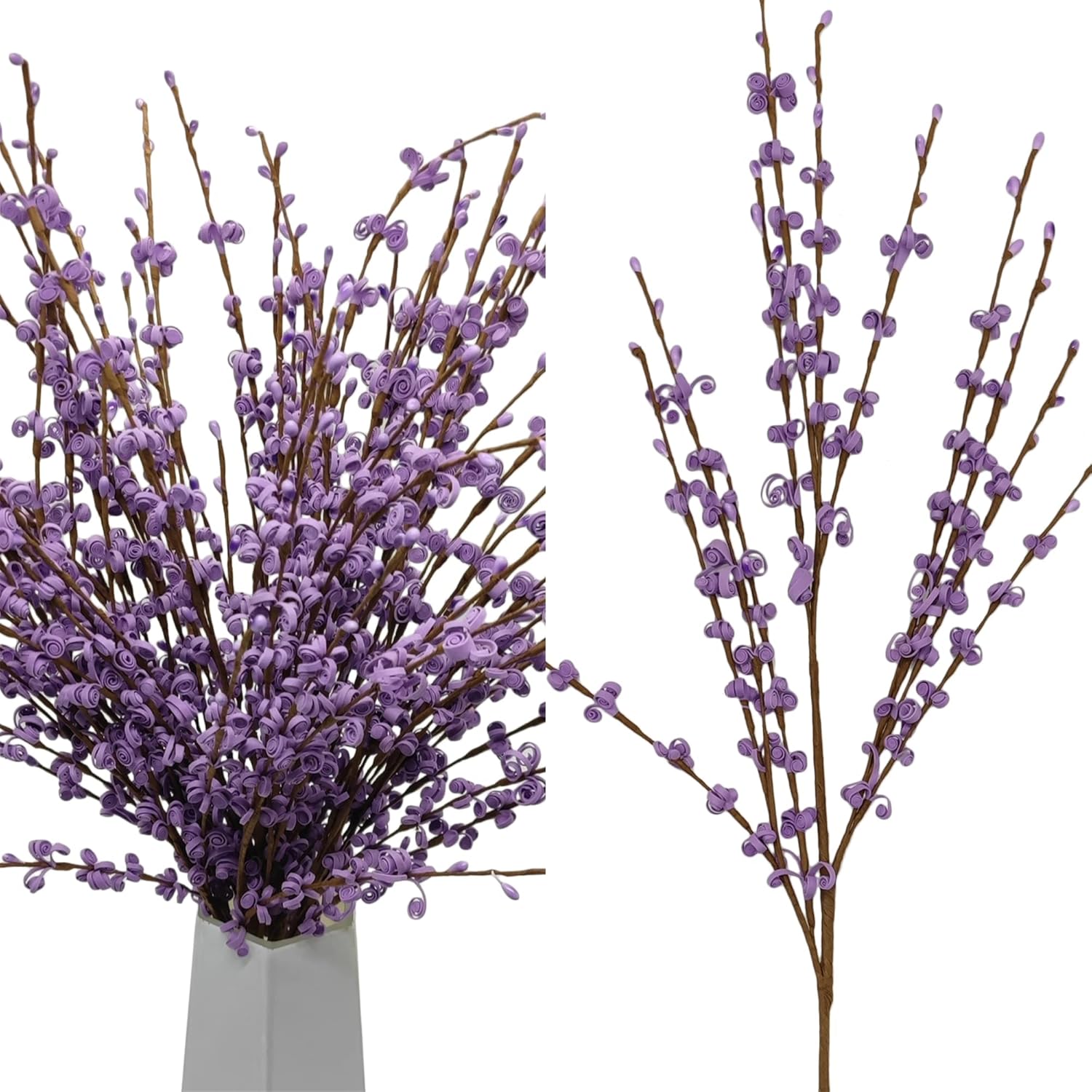 5 Pcs 295 Inch Artificial Jasmine Flowers for Home Office Wedding Centerpieces