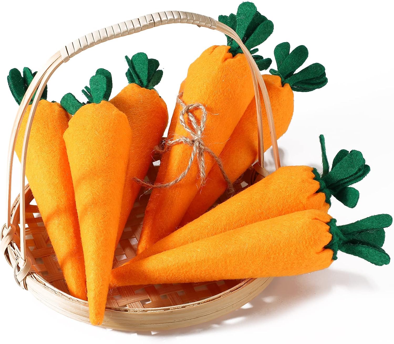 Skylety 8 Piece Easter Carrots Decor Toy