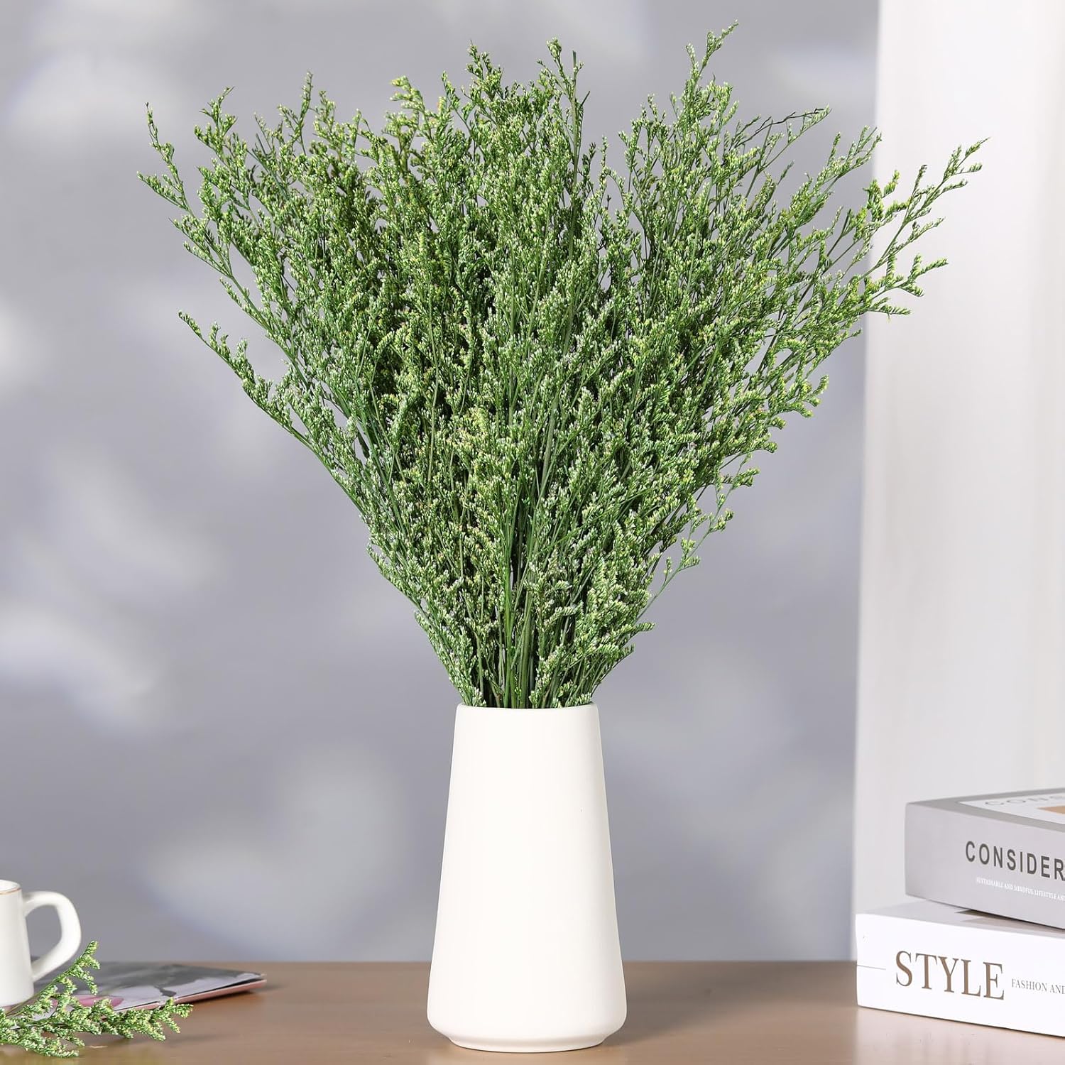 Natural Dried Flowers Bouquet 17 Lavender Babys Breath Wedding Decor