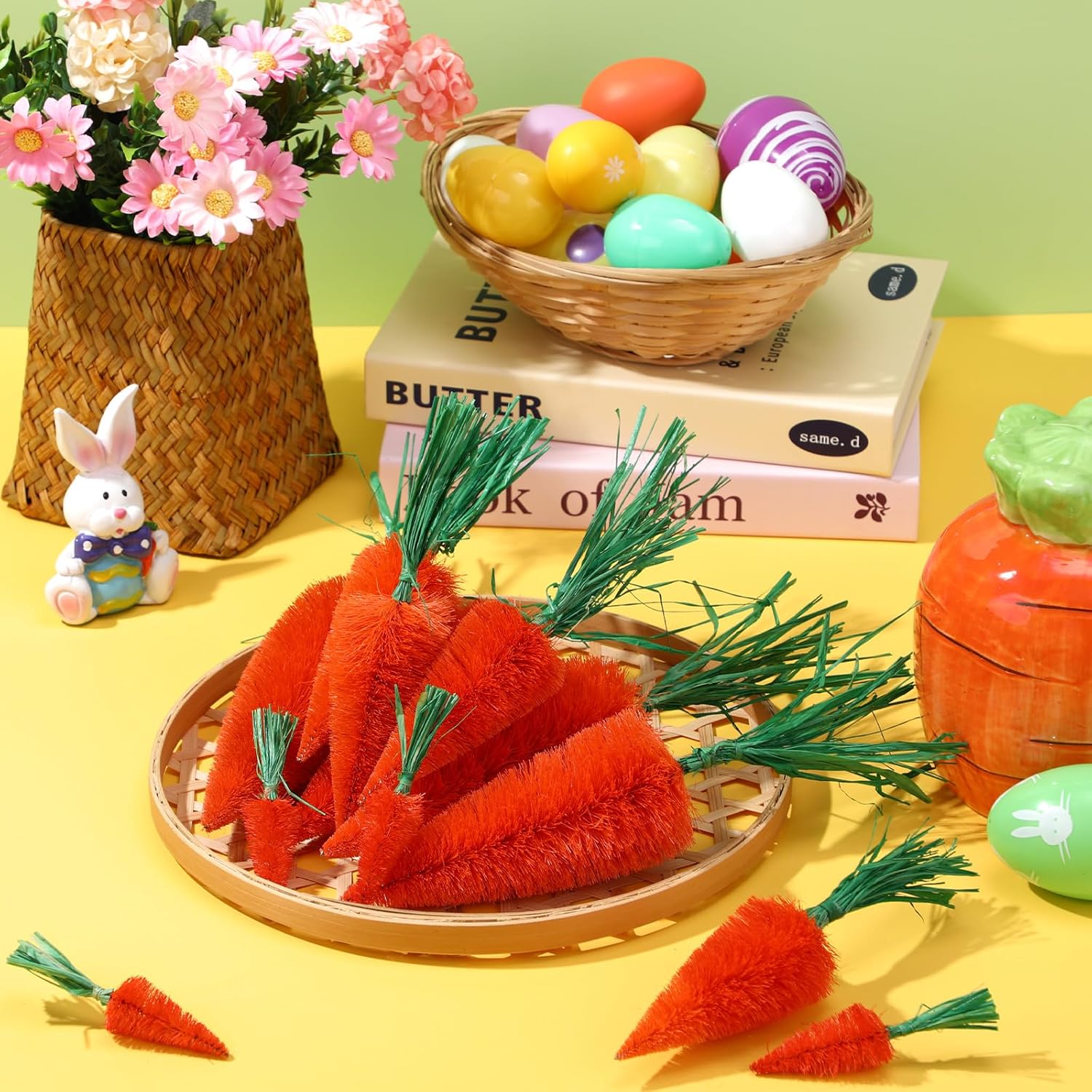 12 Pcs Multisize Artificial Carrots Easter Decor