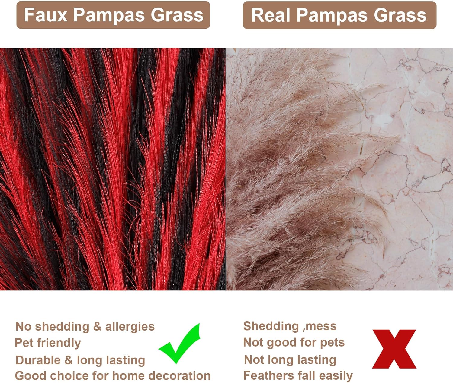 Acfruits Pampas Grass Halloween Decor 30 Pcs 17 Inch
