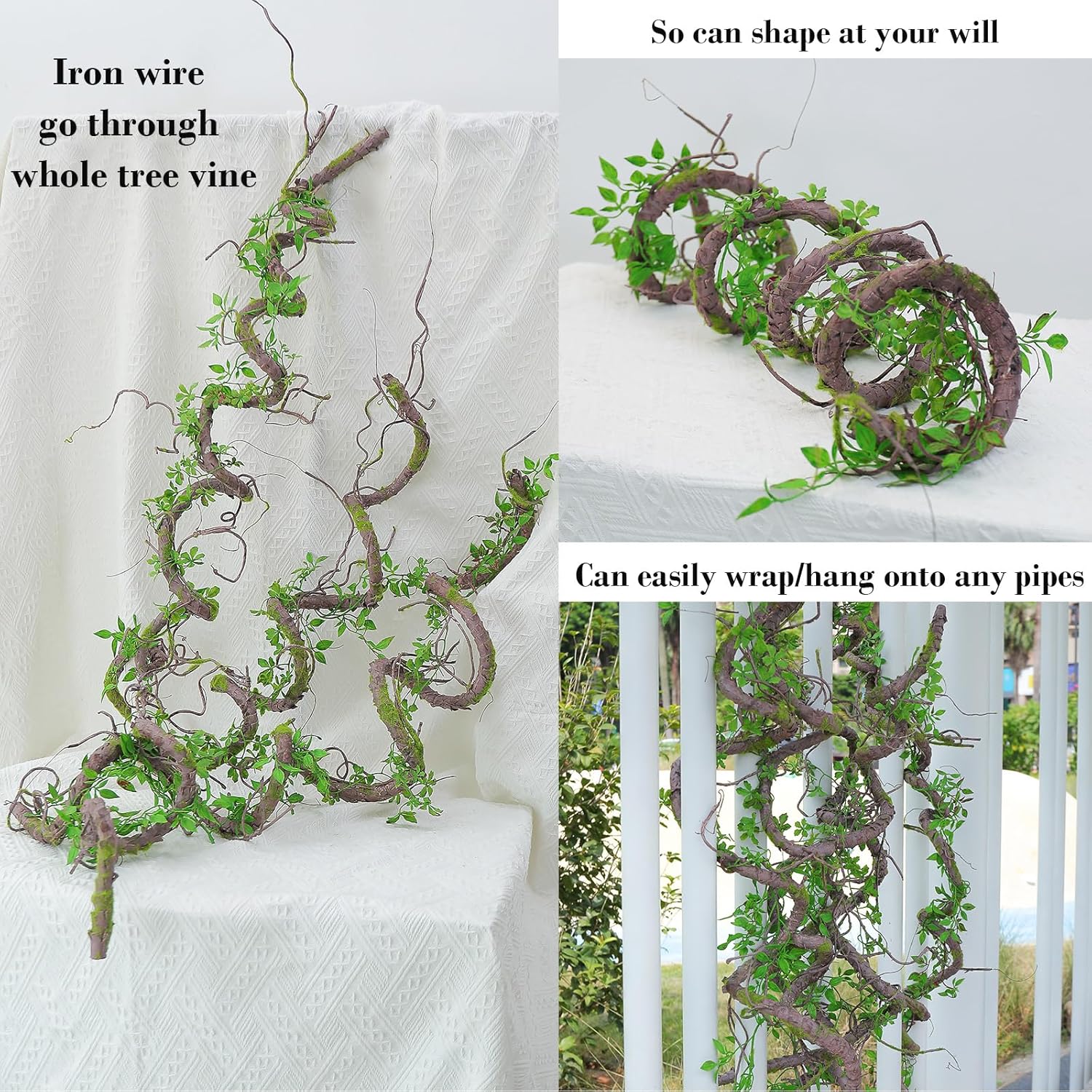 71 Inch Bendable Artificial Tree Vines Garland