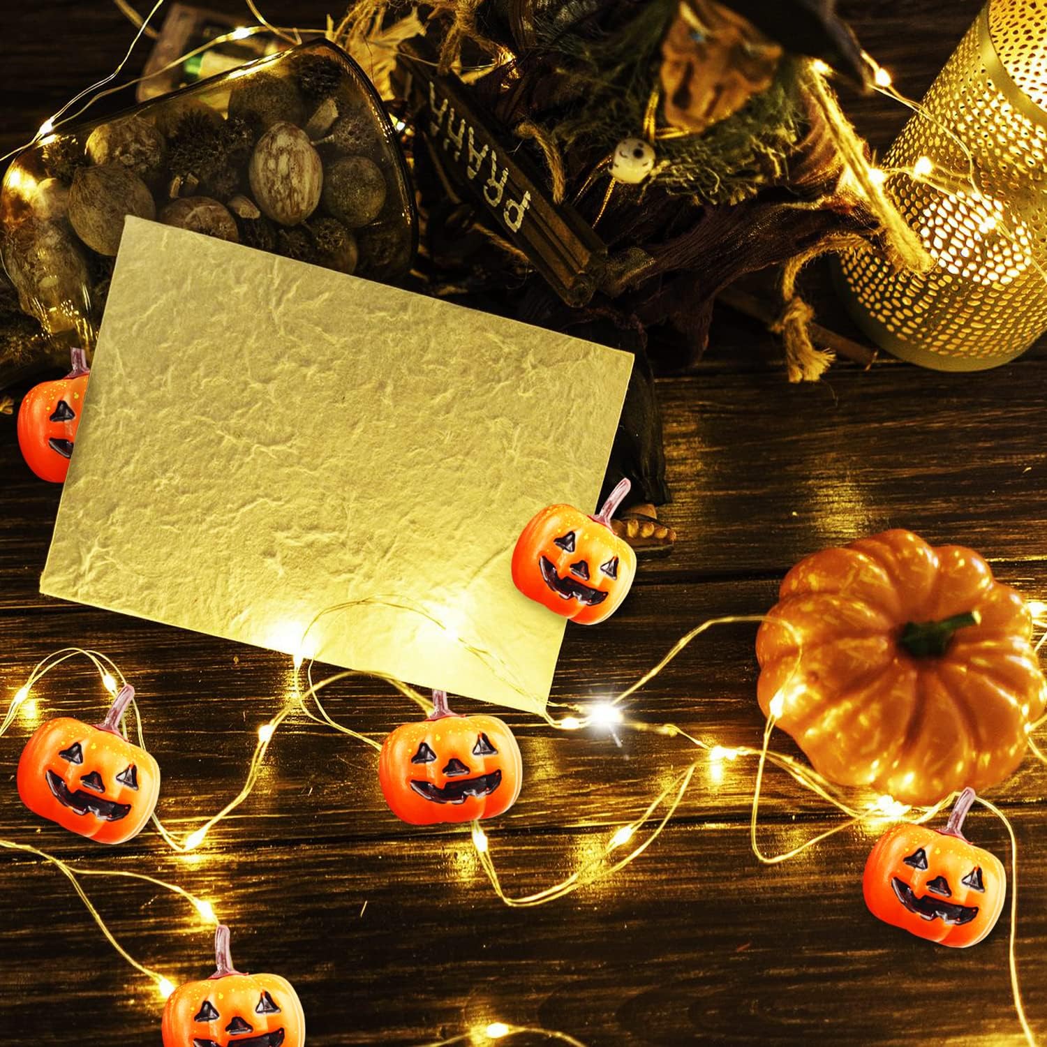 Weahre 32 Piece Halloween Mini Artificial Pumpkins for Decorations