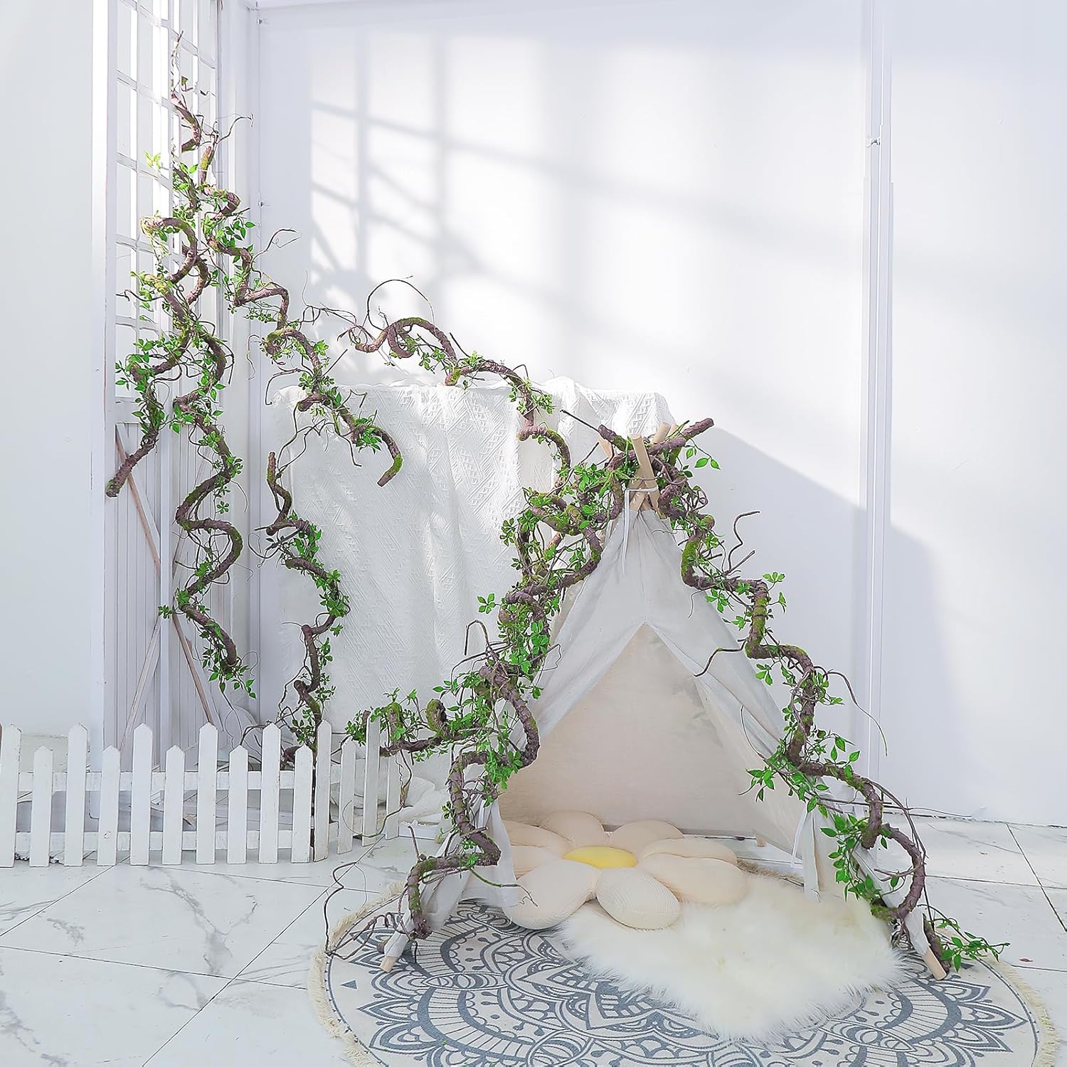 71 Inch Bendable Artificial Tree Vines Garland