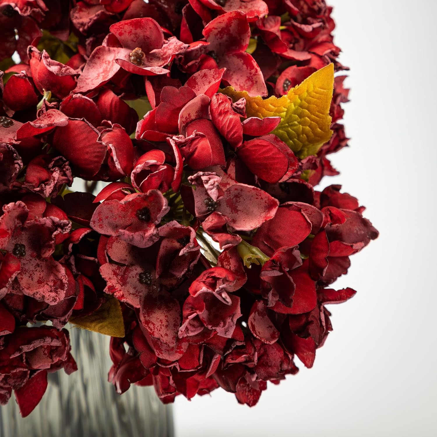 TOPIA Artificial Silk Hydrangea Fall Flowers Bouquet Decorations