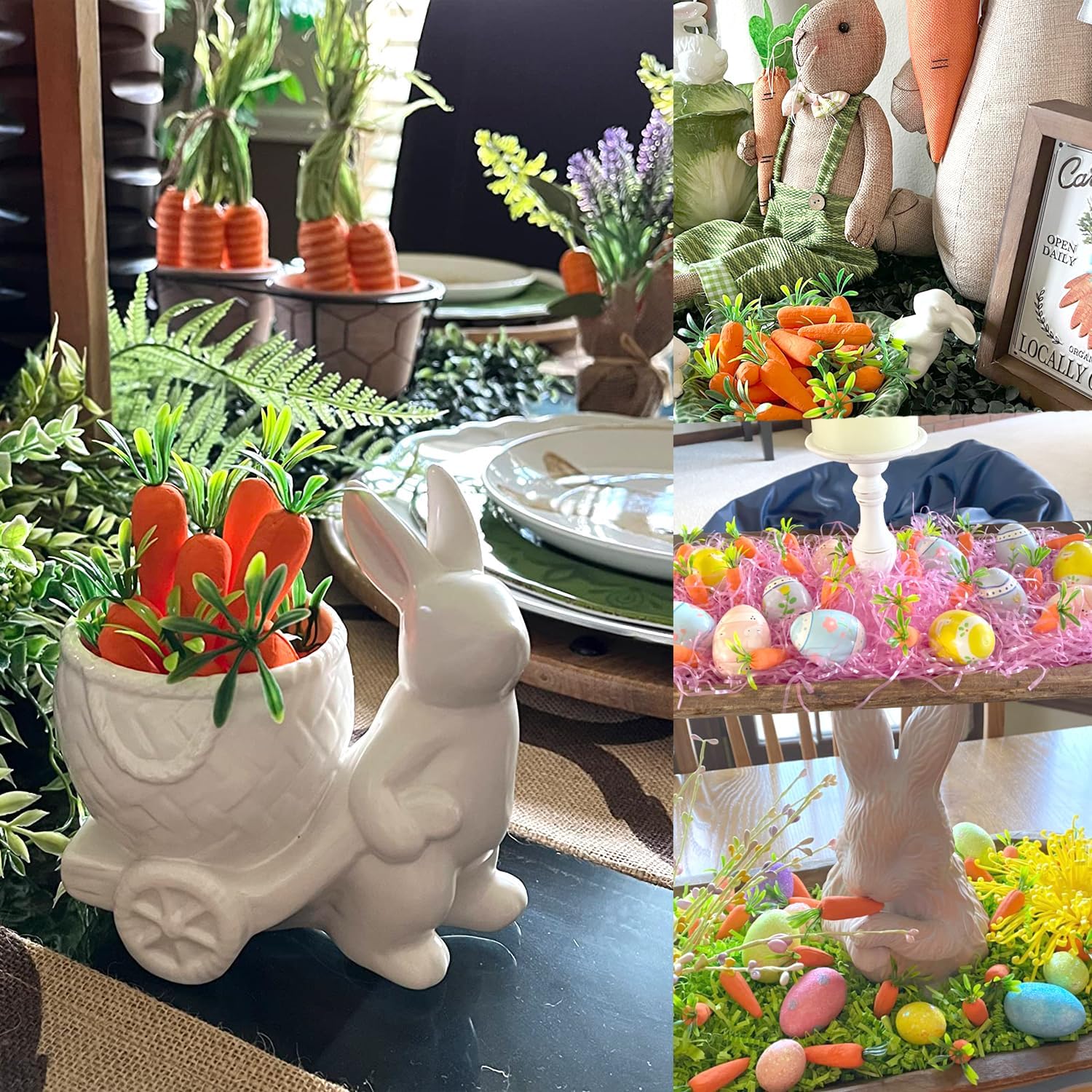 Honbay 24PCS Artificial Carrot Decorations