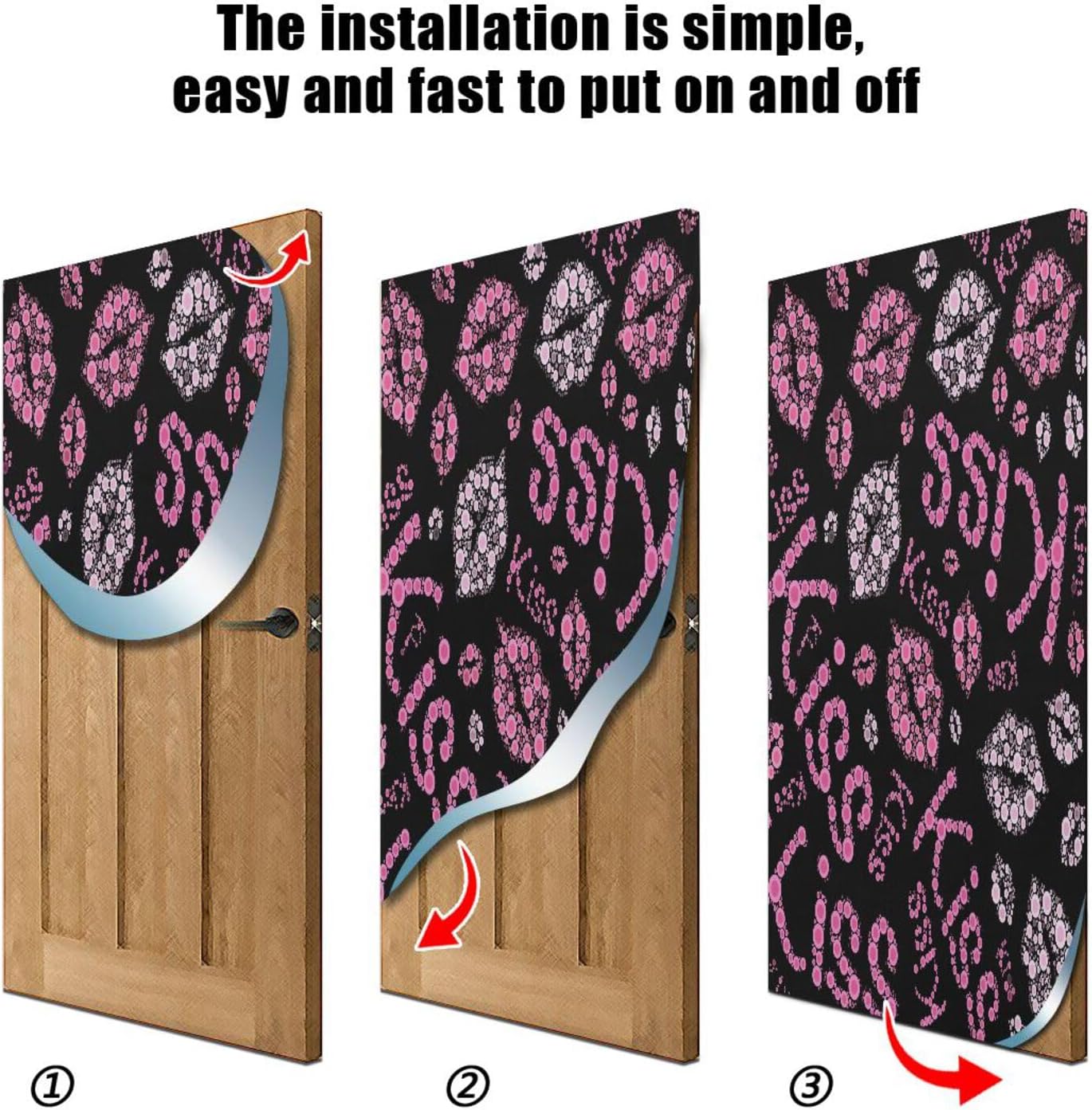 Susiyo Colors Halloween Door Cover 32x79in