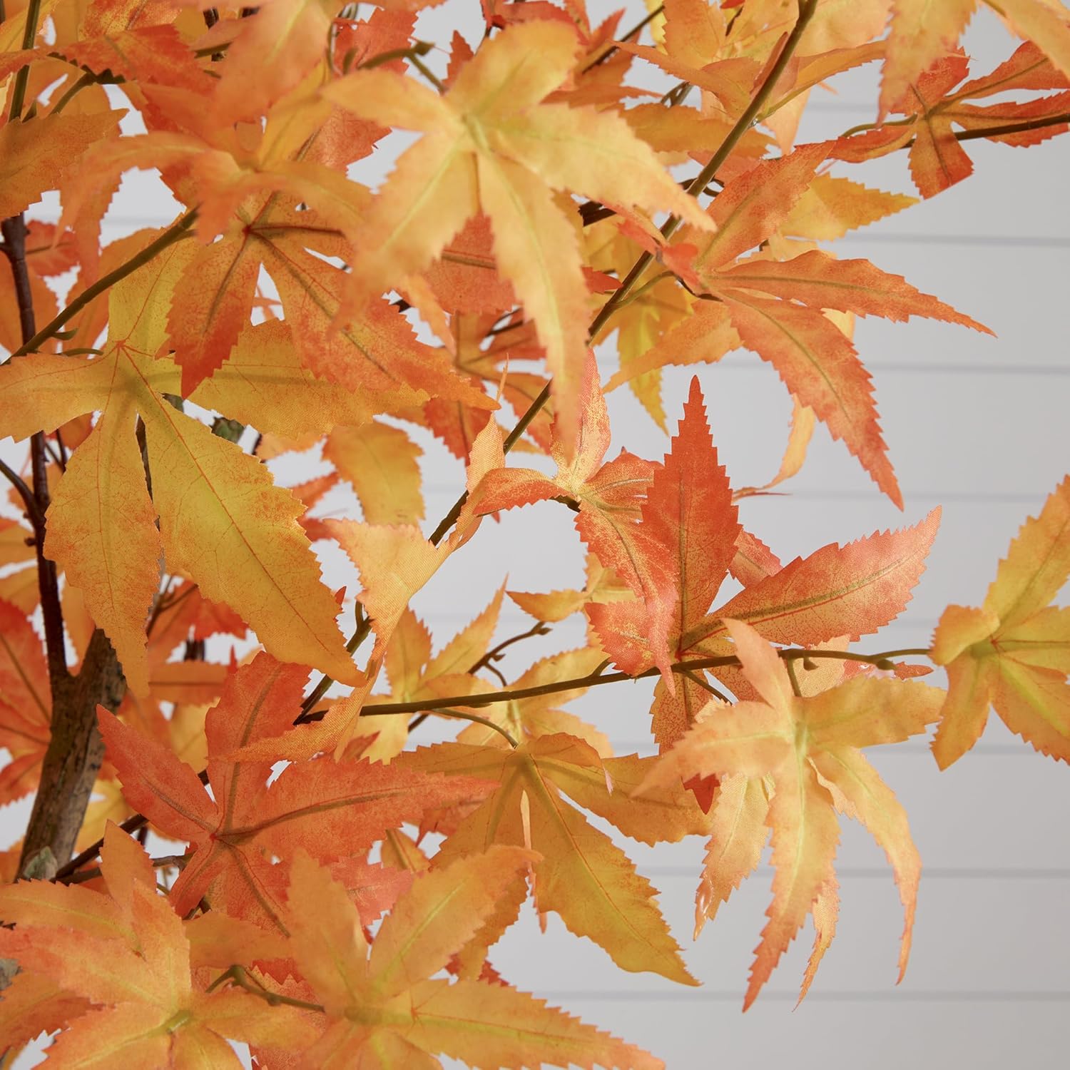 Nearly Natural 7ft Autumn Maple Artificial Fall Tree