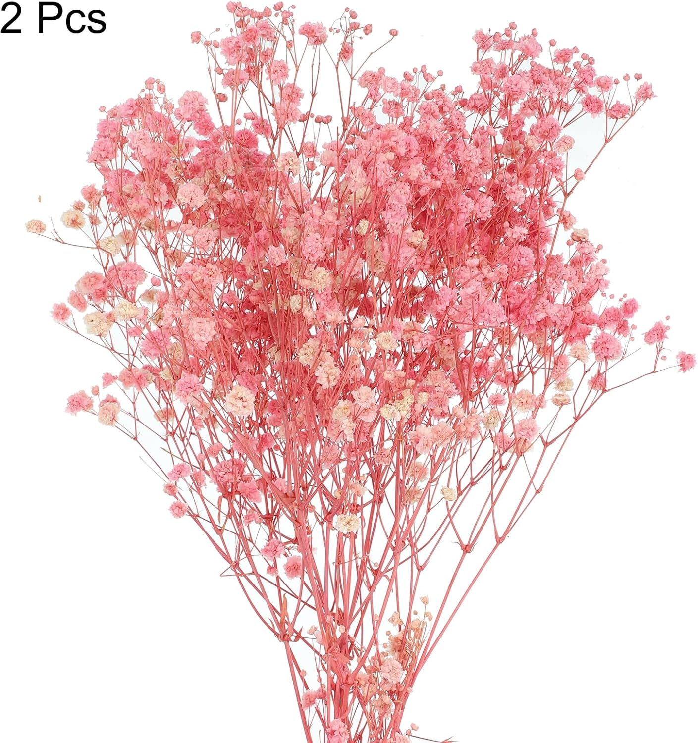 MECCANIXITY Artificial Dried Babys Breath Flowers 12 Inch Light Pink 1