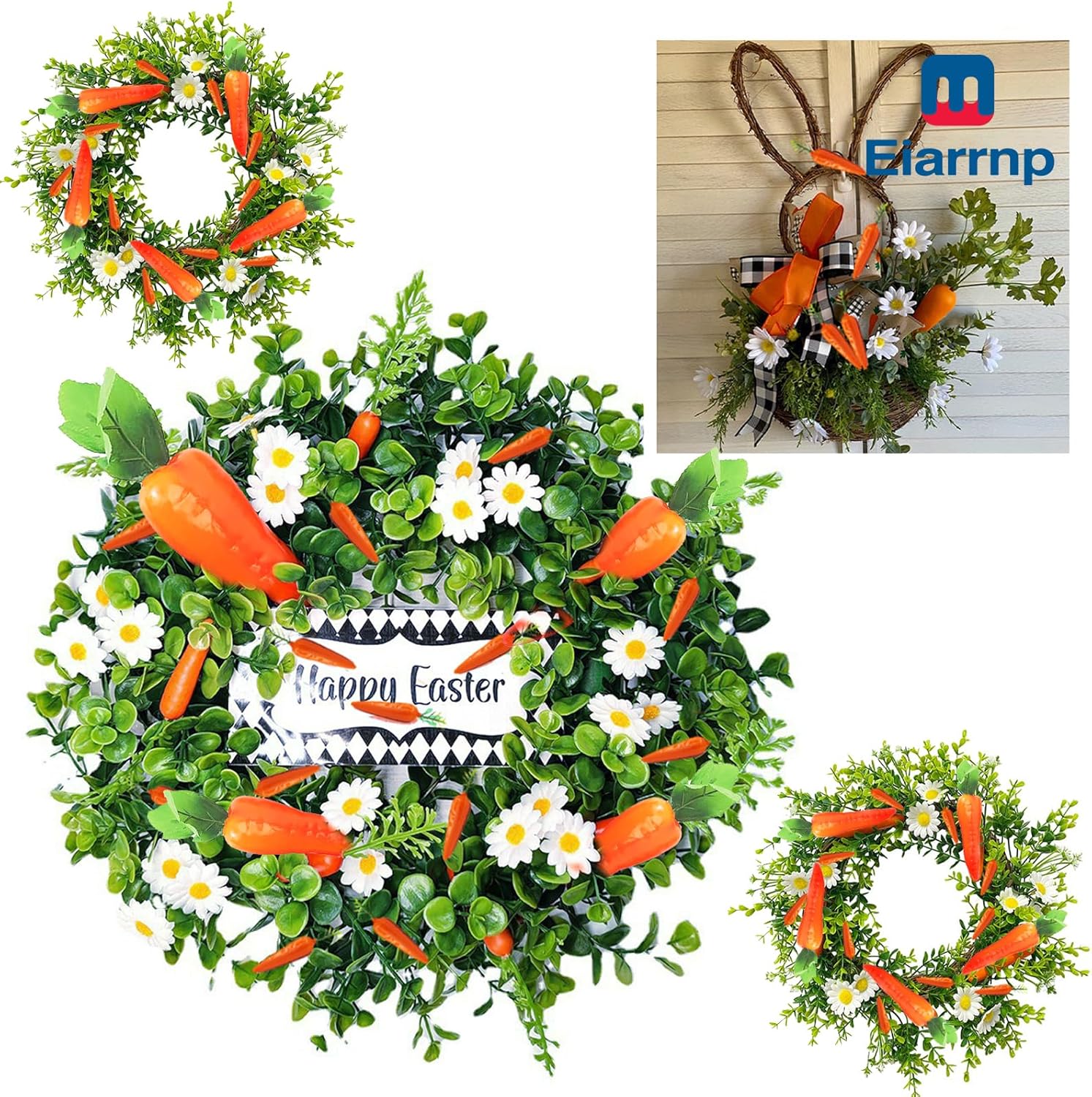 4 Pcs Artificial Carrots for Home Kitchen Decor