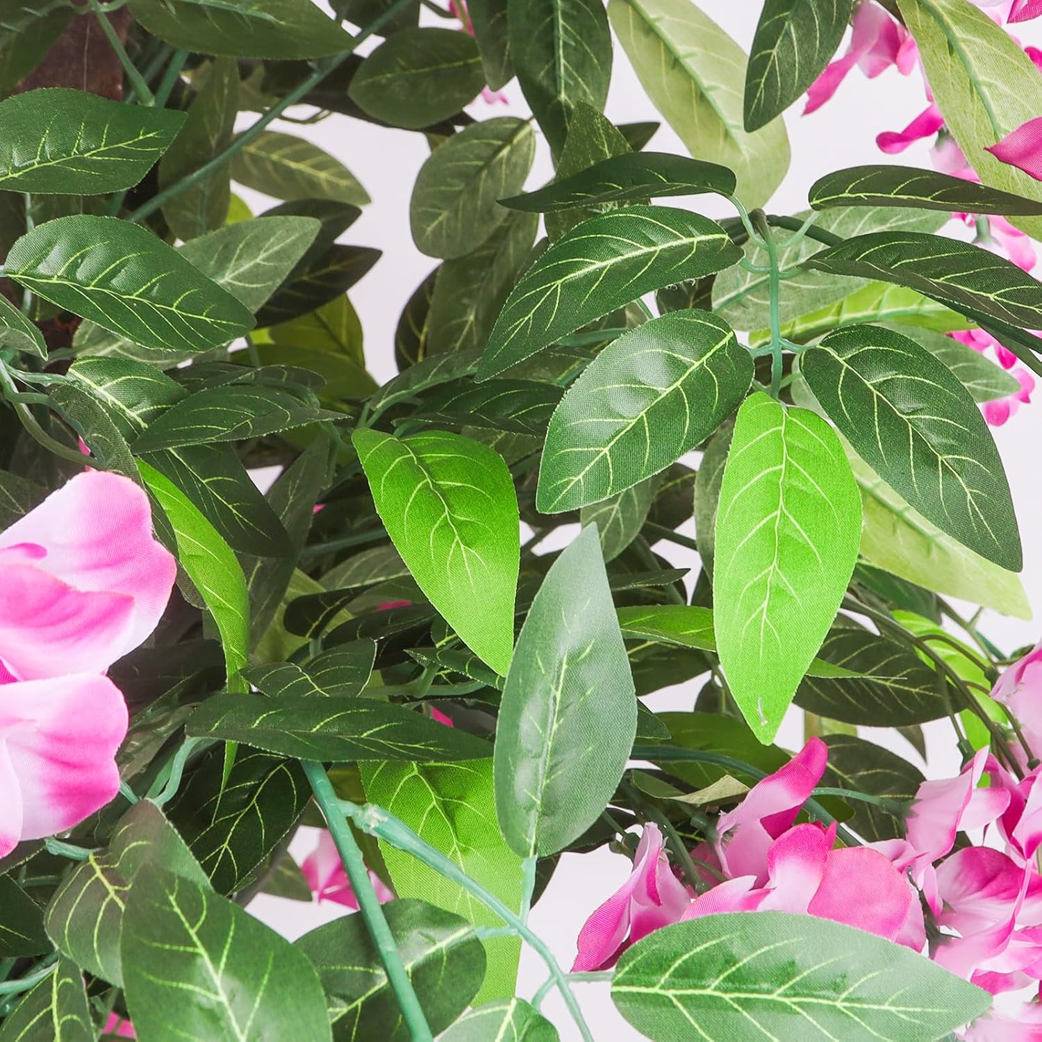 6ft Artificial Wisteria Tree with Seagrass Basket
