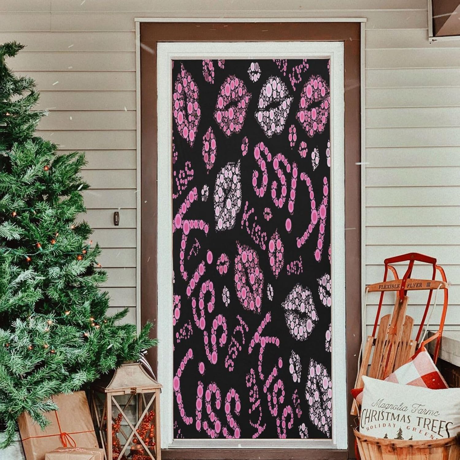 Susiyo Colors Halloween Door Cover 32x79in