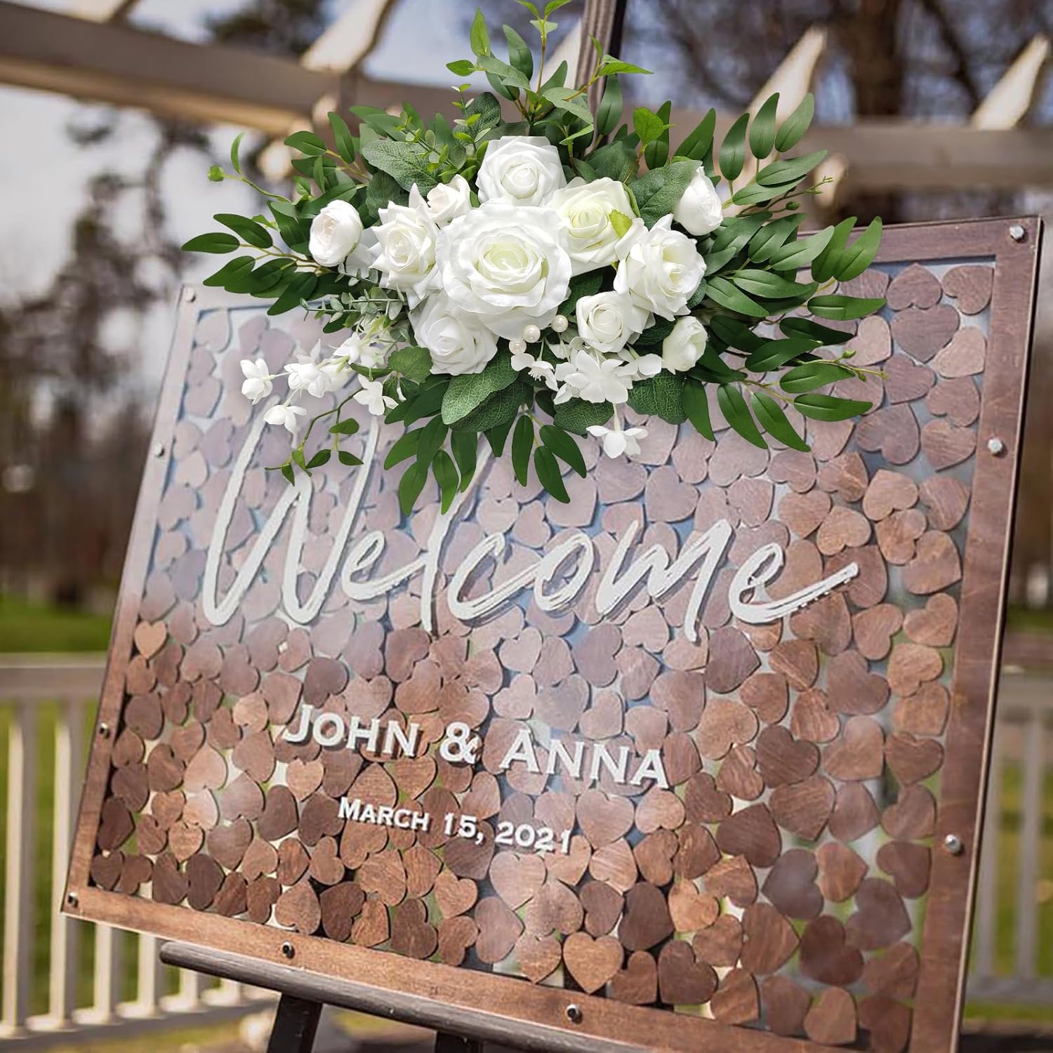 Elegant Artificial Flower Swag for Wedding Ceremony