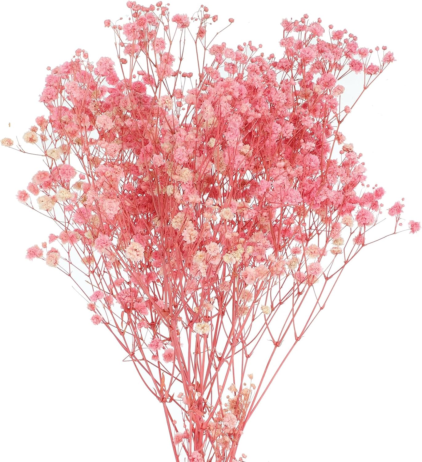 MECCANIXITY Artificial Dried Babys Breath Flowers 12 Inch Light Pink 1