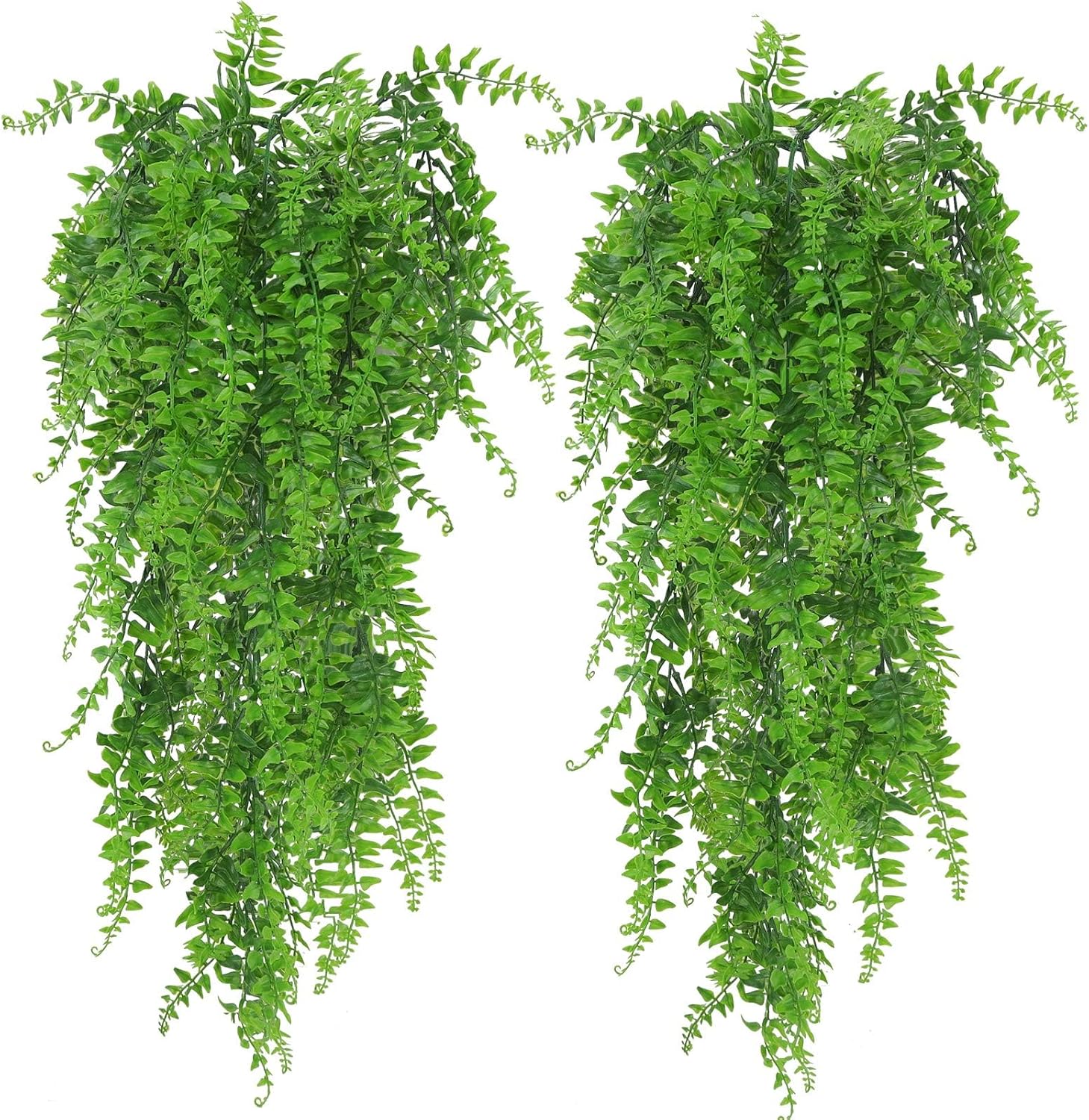 Huryfox Artificial Hanging Plants Fern Vine