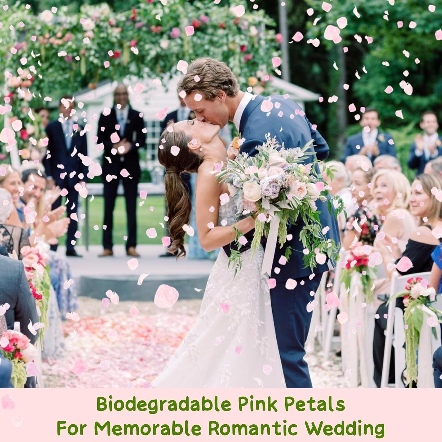1500Pcs Real Hydrangea Pink Dried Flower Petals